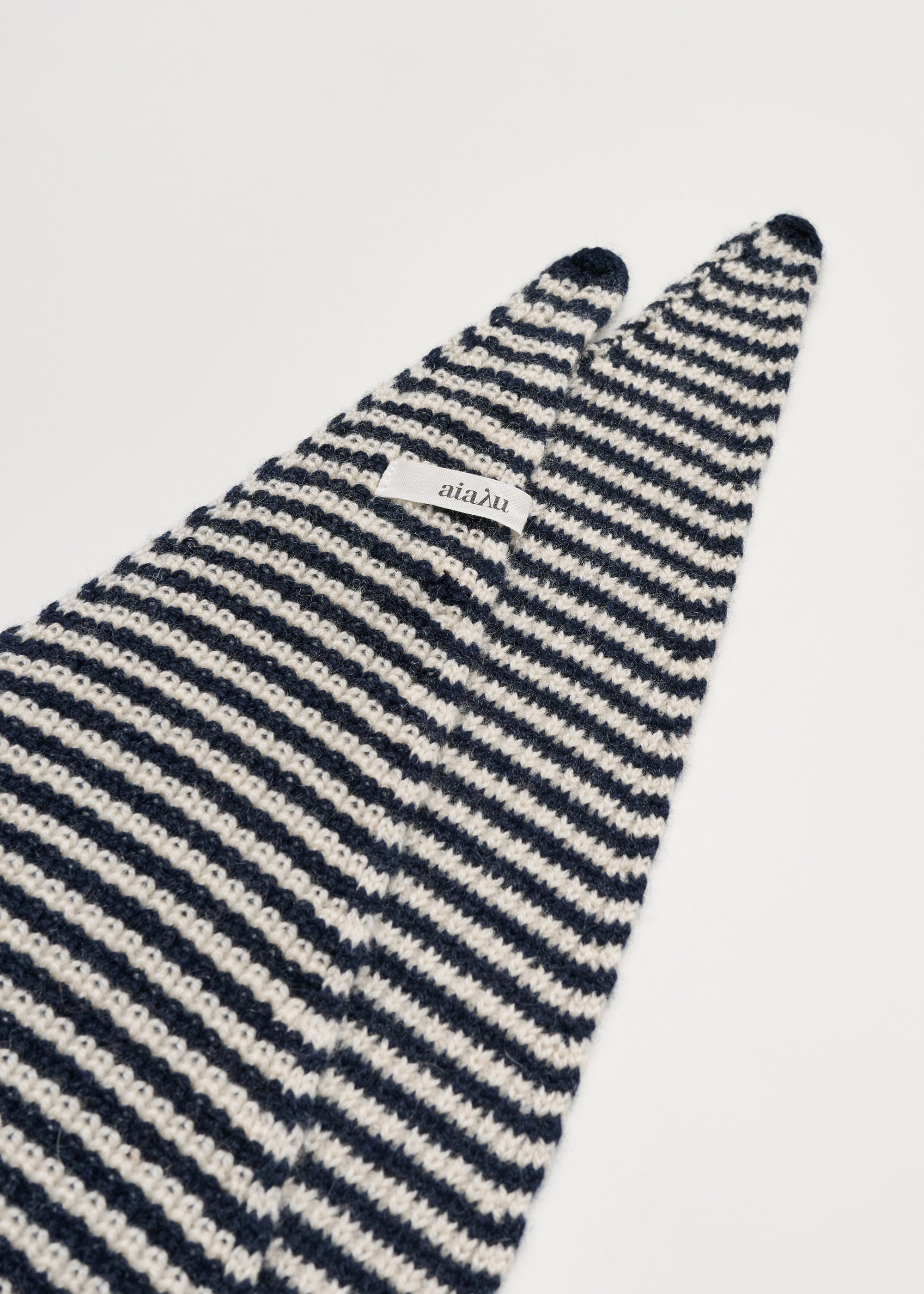 Knox scarf – cashmere | Mix Black Blue Scarf aiayu