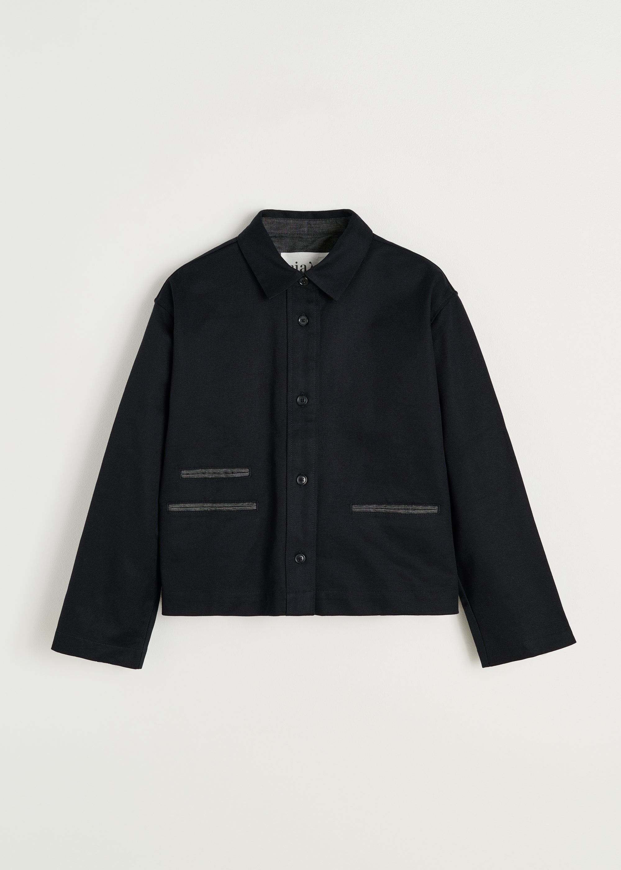 Lela shirt twill | Black Shirt Woven aiayu
