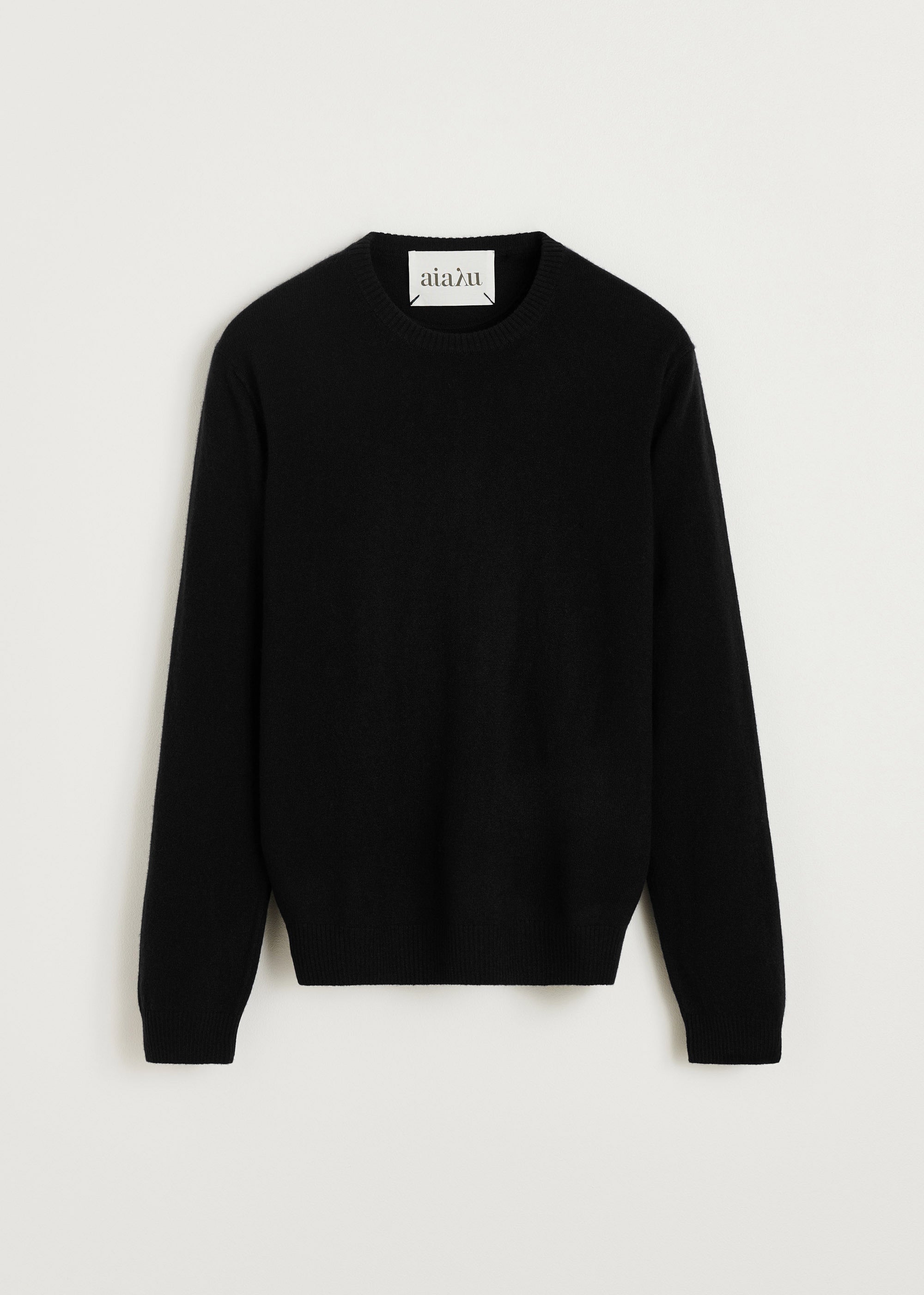 Leonardo sweater – pure cashmere | Black Sweater aiayu