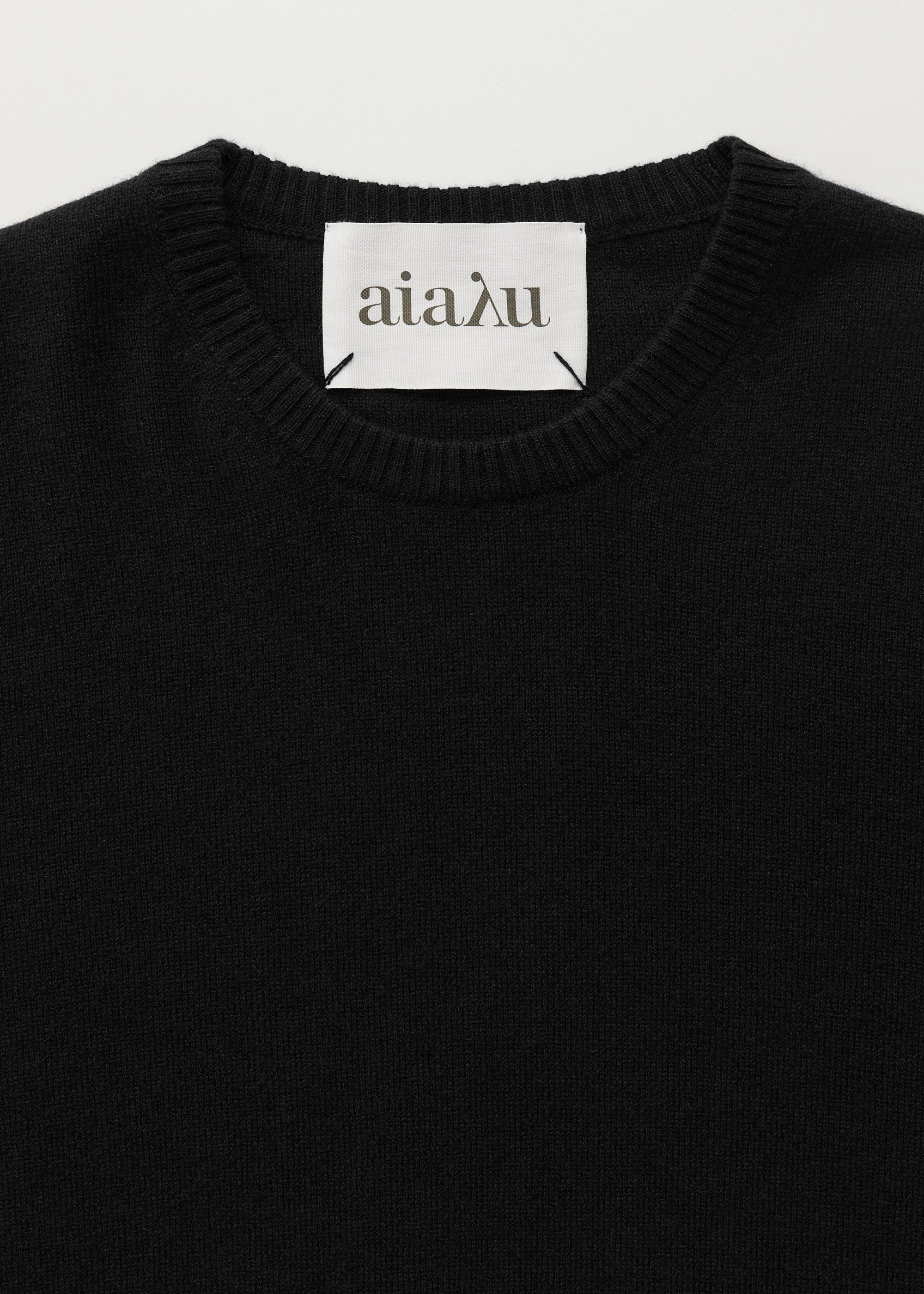 Leonardo sweater – pure cashmere | Black Sweater aiayu