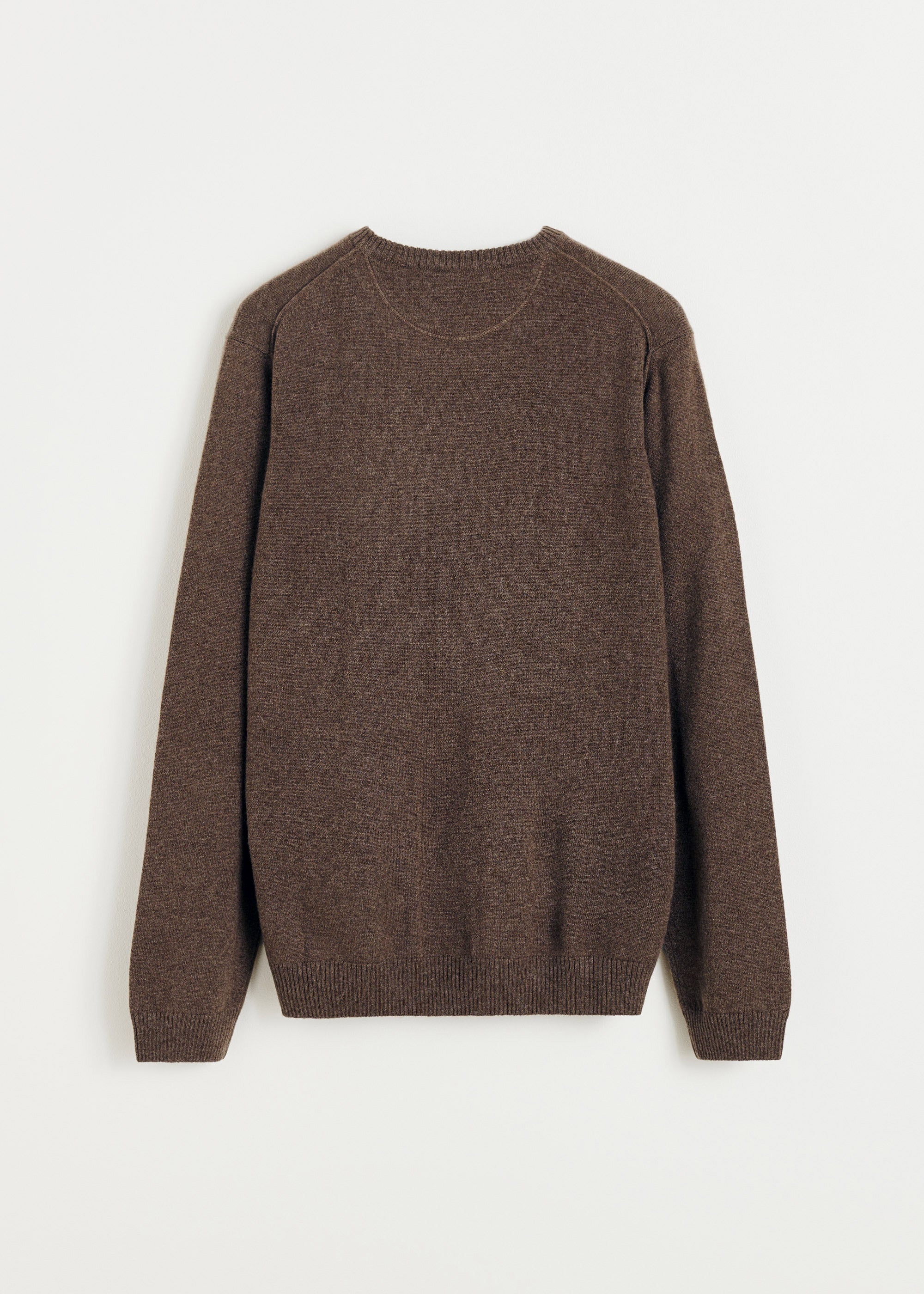 Leonardo sweater – pure cashmere | Pure Dark Brown Sweater aiayu