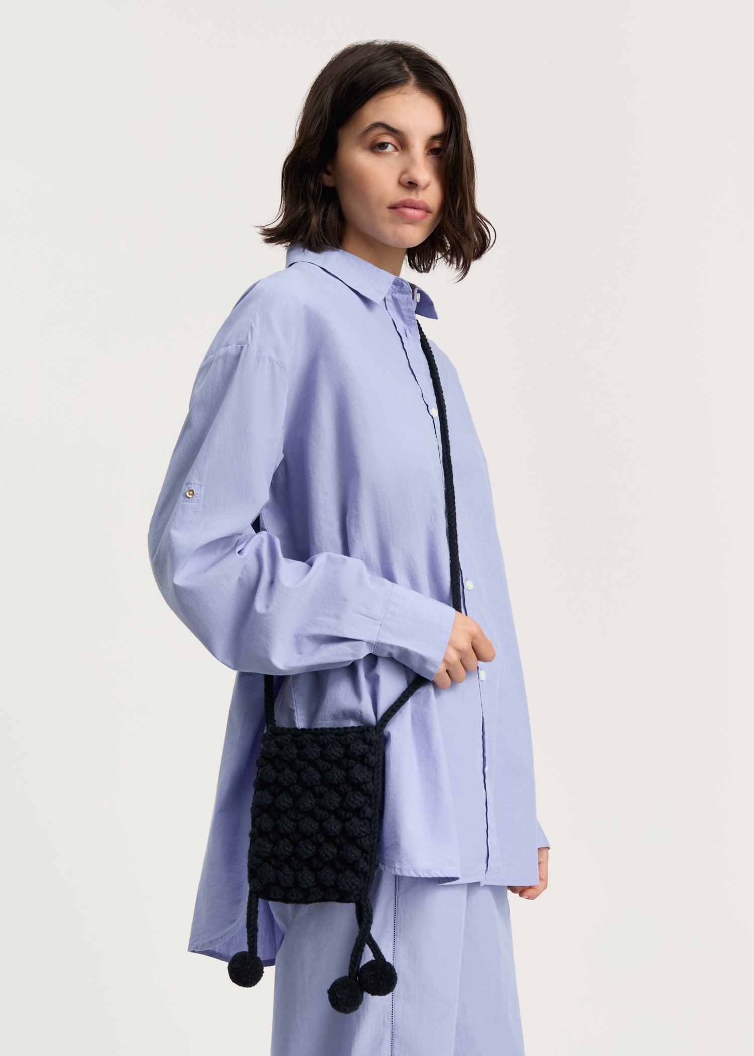 Lisha purse | Black Navy Purse aiayu