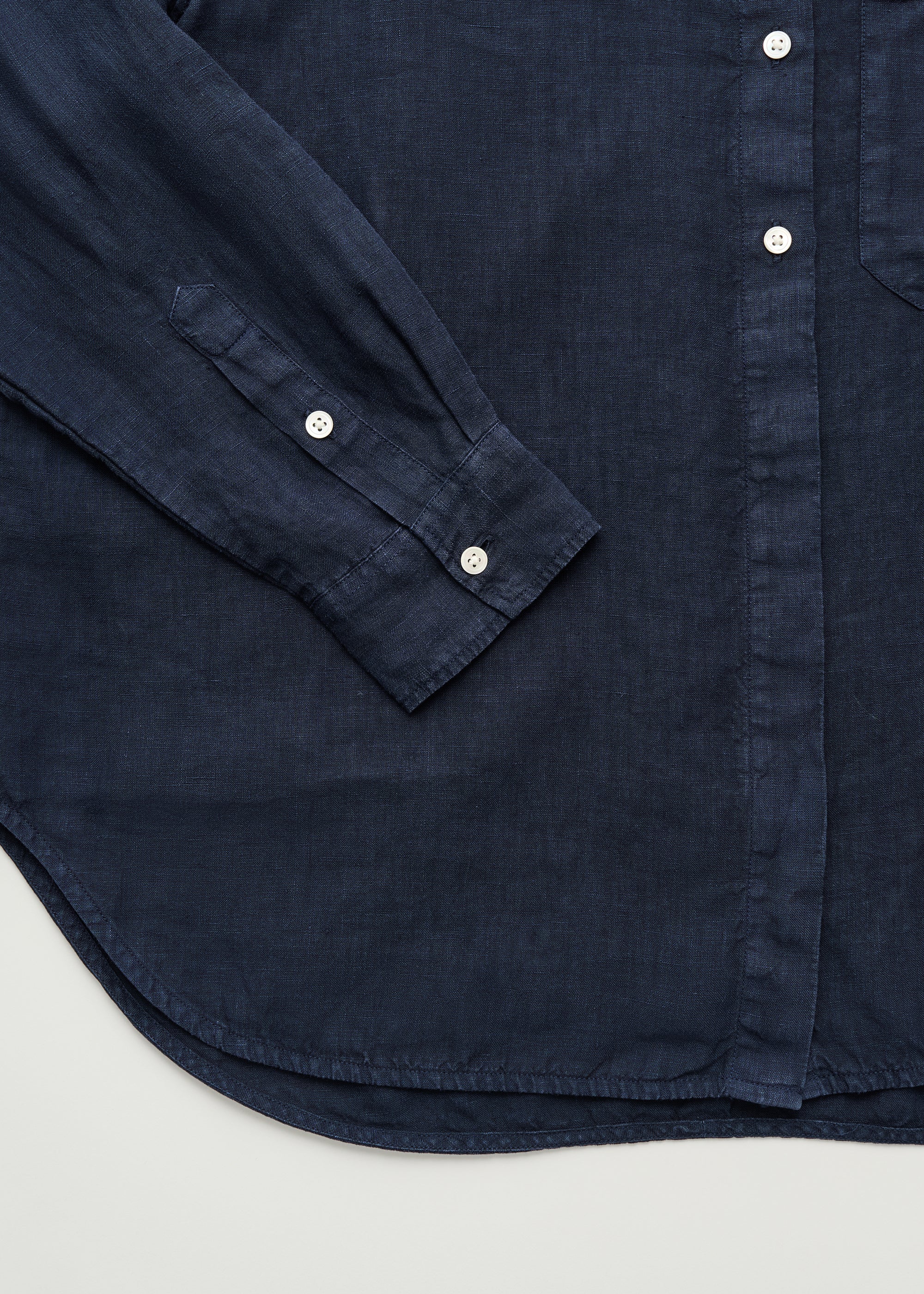 Lynette linen | Navy Shirt Woven aiayu