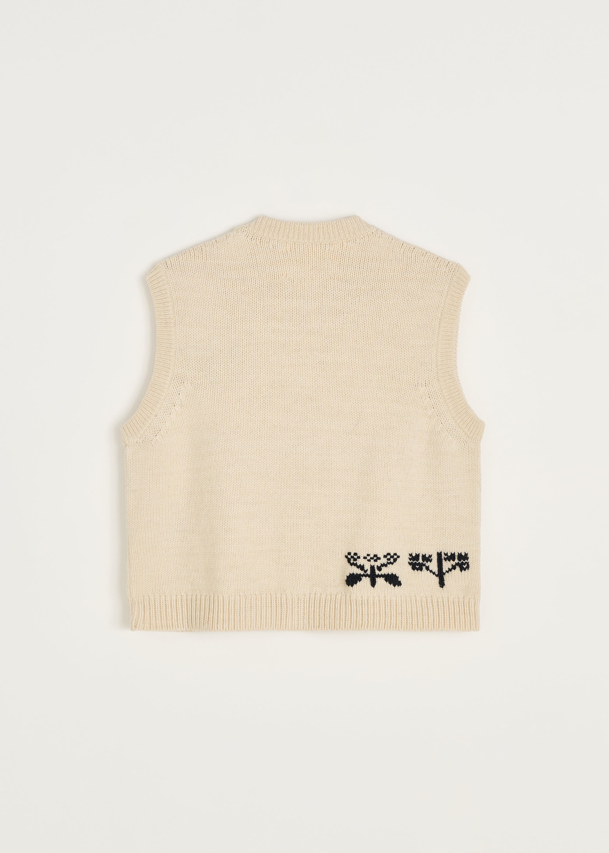 Macha vest – highland wool | Mix pure ecru Vest aiayu