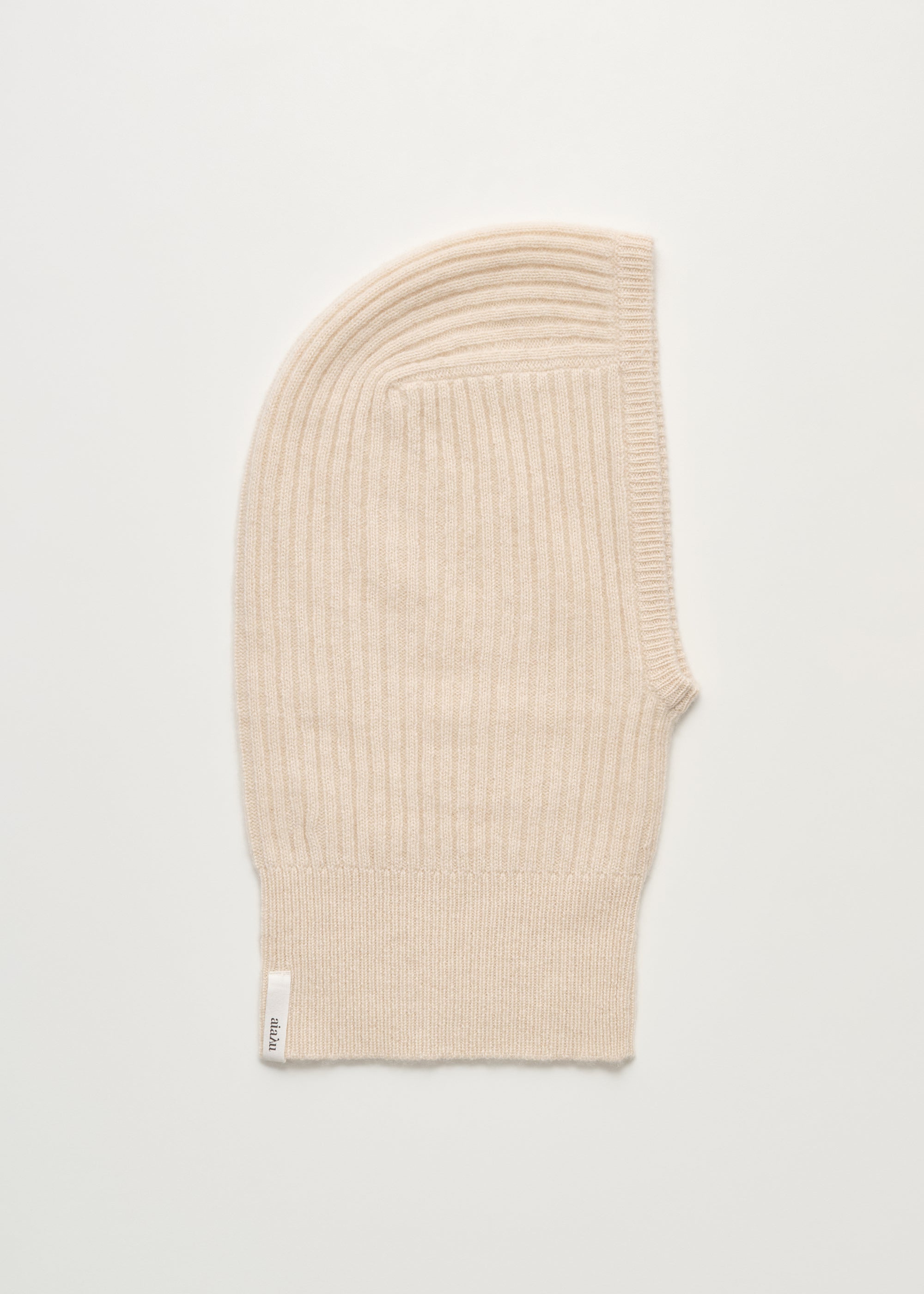 Masao balaclava – pure cashmere | Pure Ecru Hat aiayu