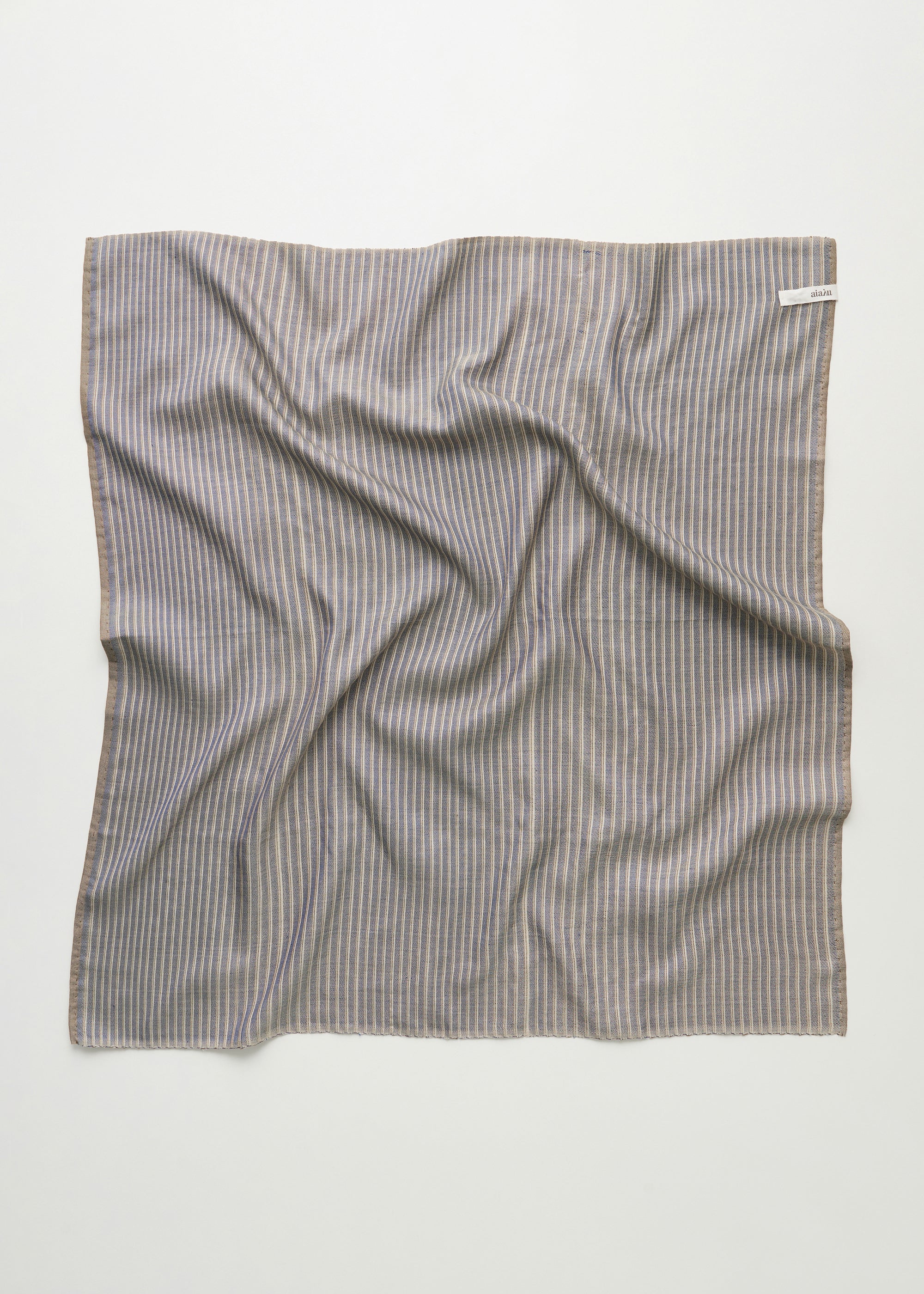 Megha scarf – pure silk | Mix Blue Scarf aiayu