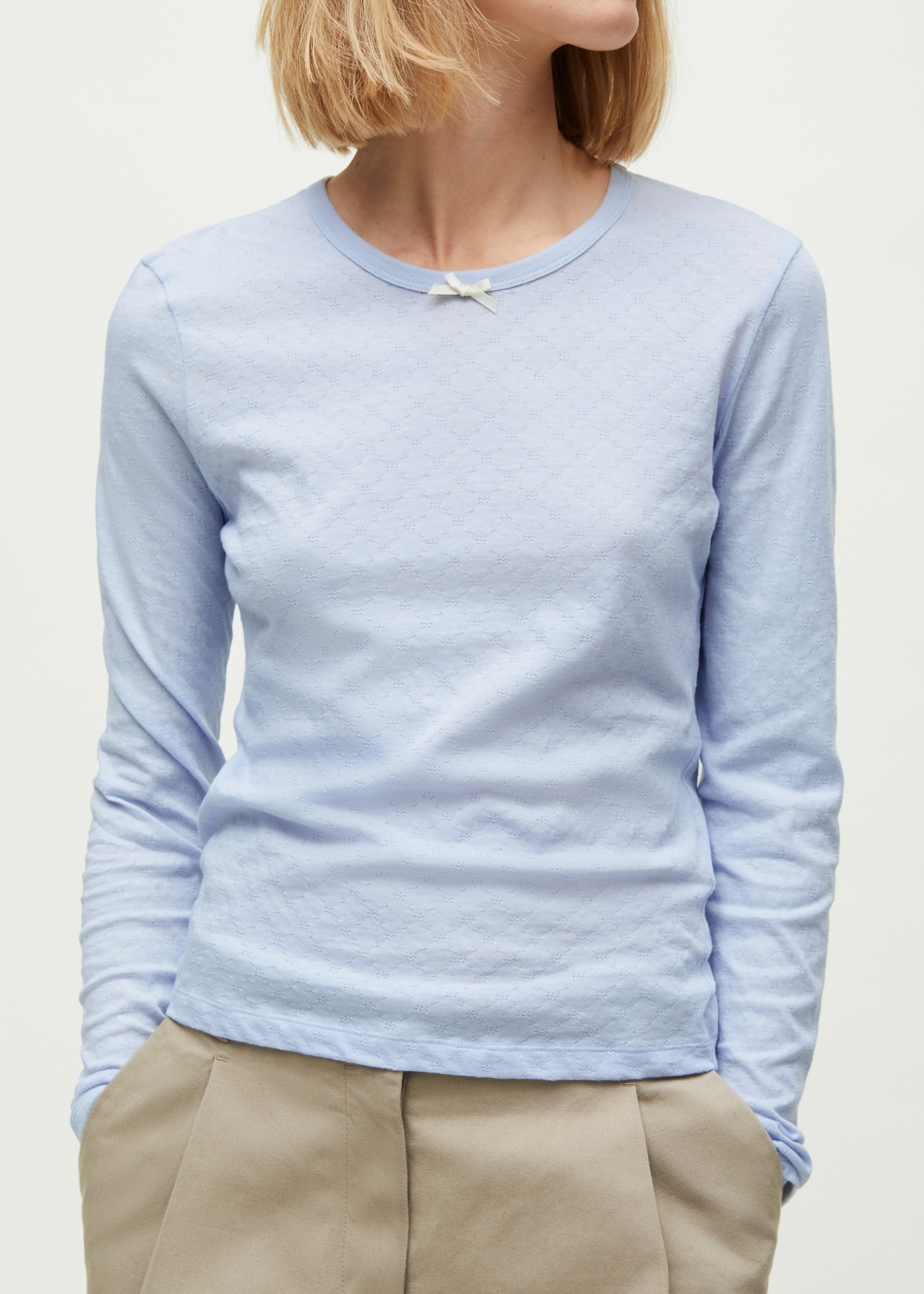 Messhu long sleeve | Light Blue T-shirt aiayu