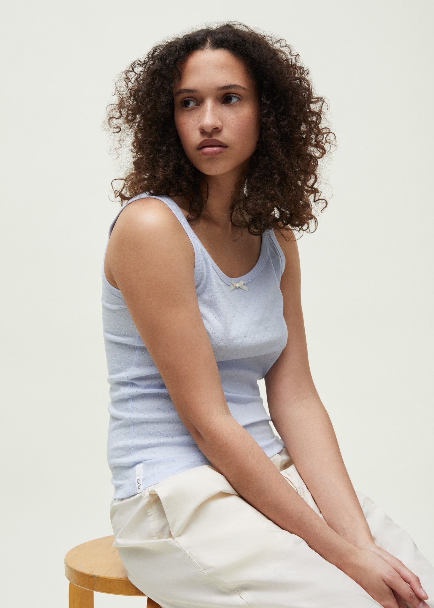 Messhu tank | Light Blue Top aiayu