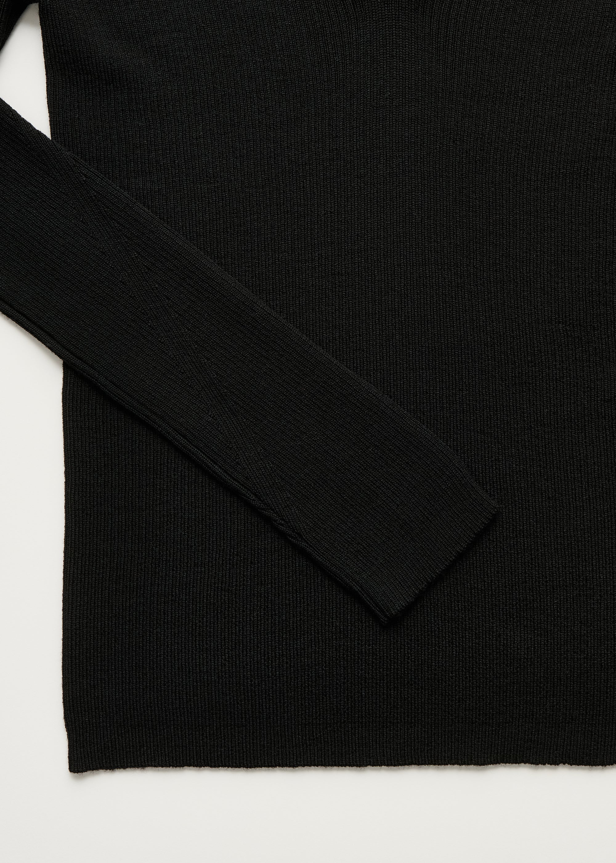 Noa polo blouse - pure merino wool | Black Blouse aiayu