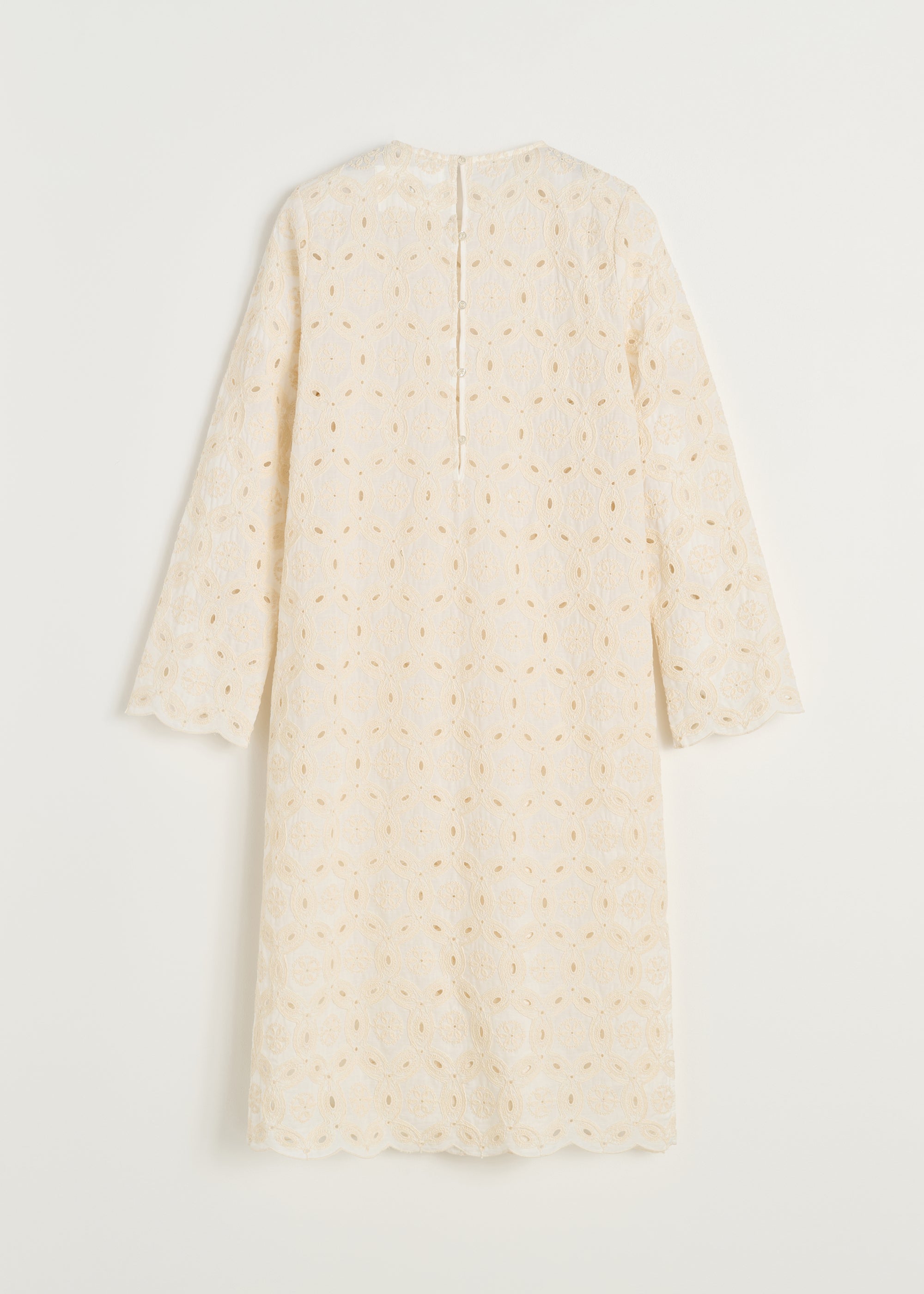 Novia dress embroidery | Pure Ecru Dress aiayu