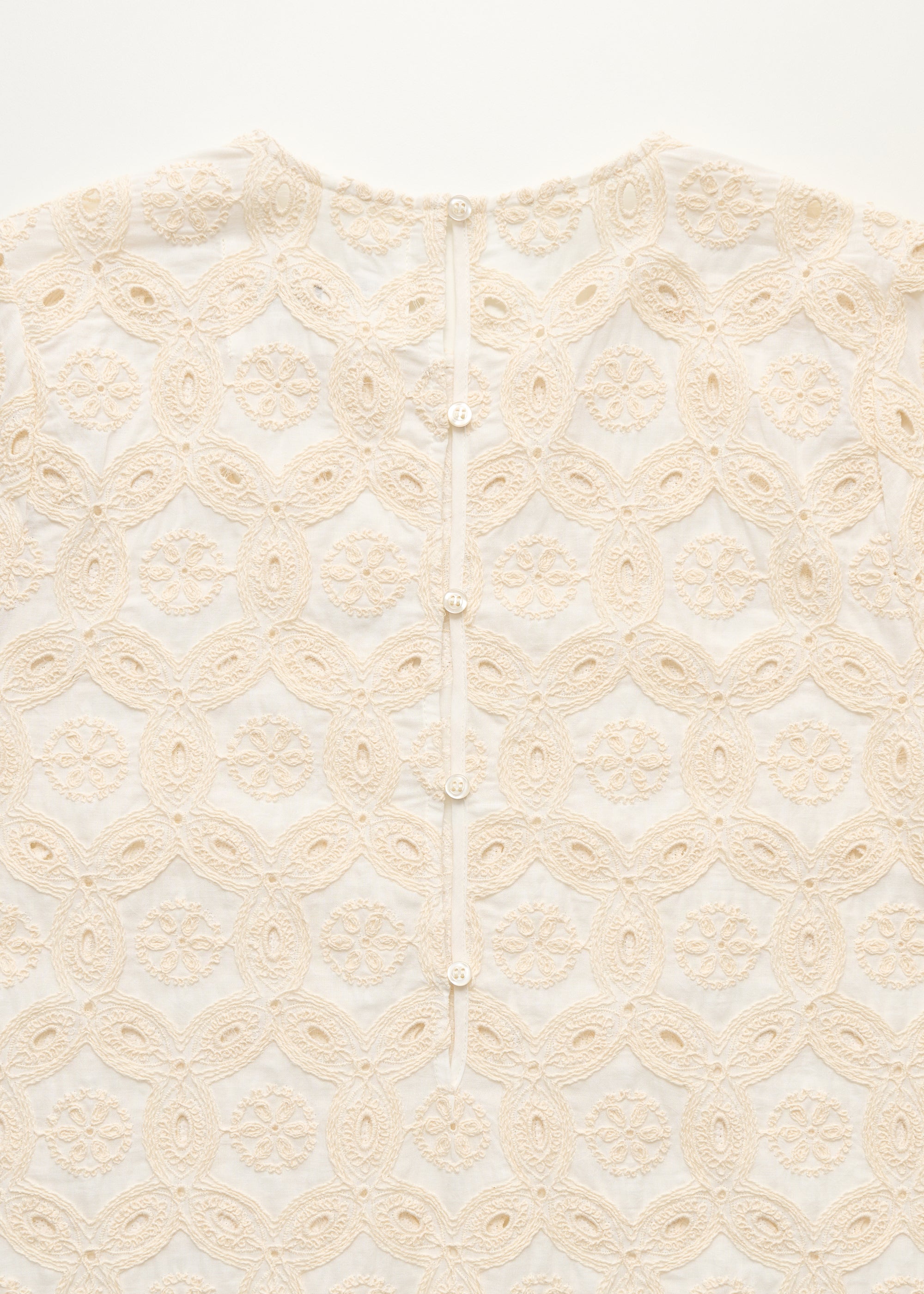 Novia dress embroidery | Pure Ecru Dress aiayu