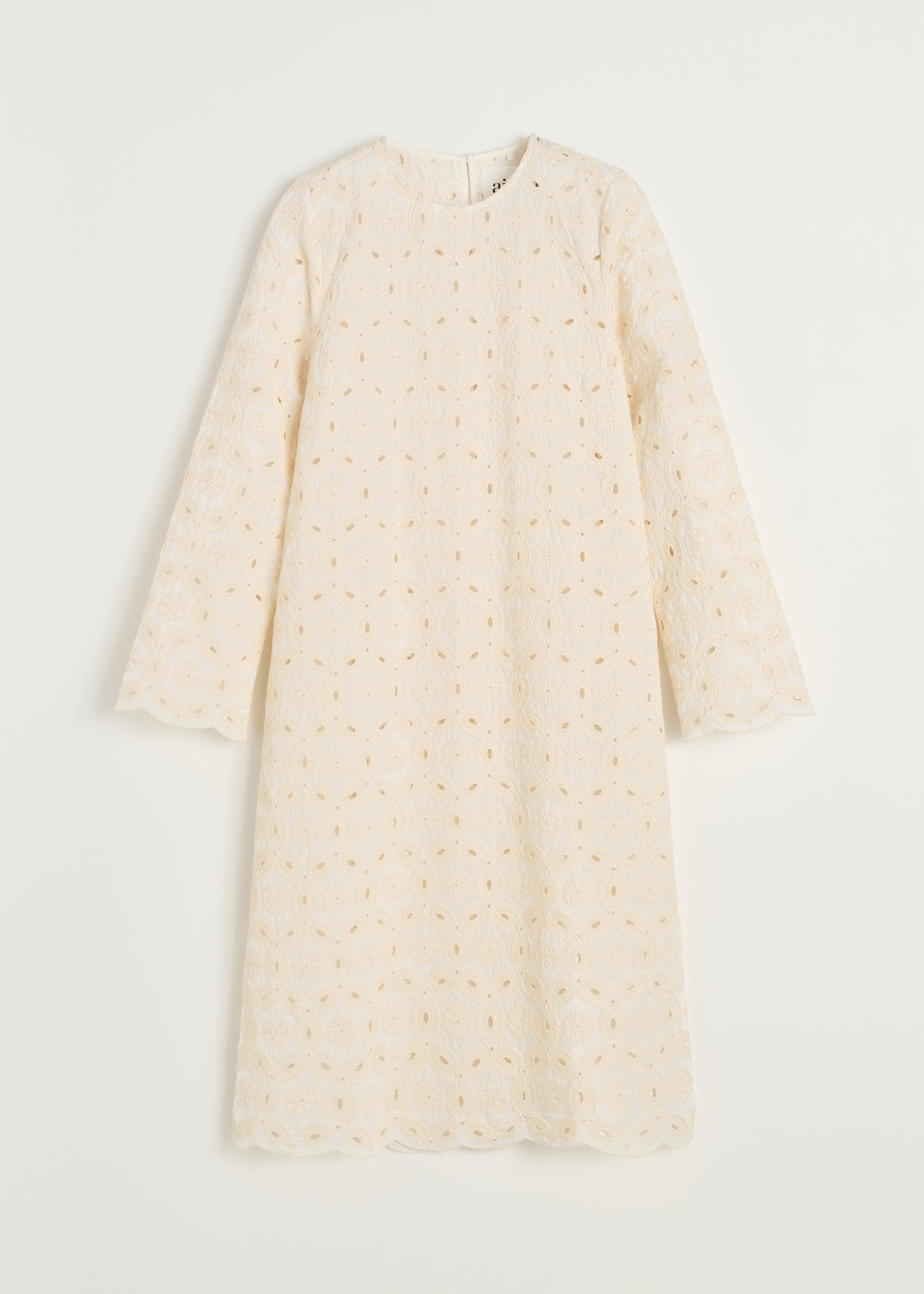 Novia dress embroidery | Pure Ecru Dress aiayu