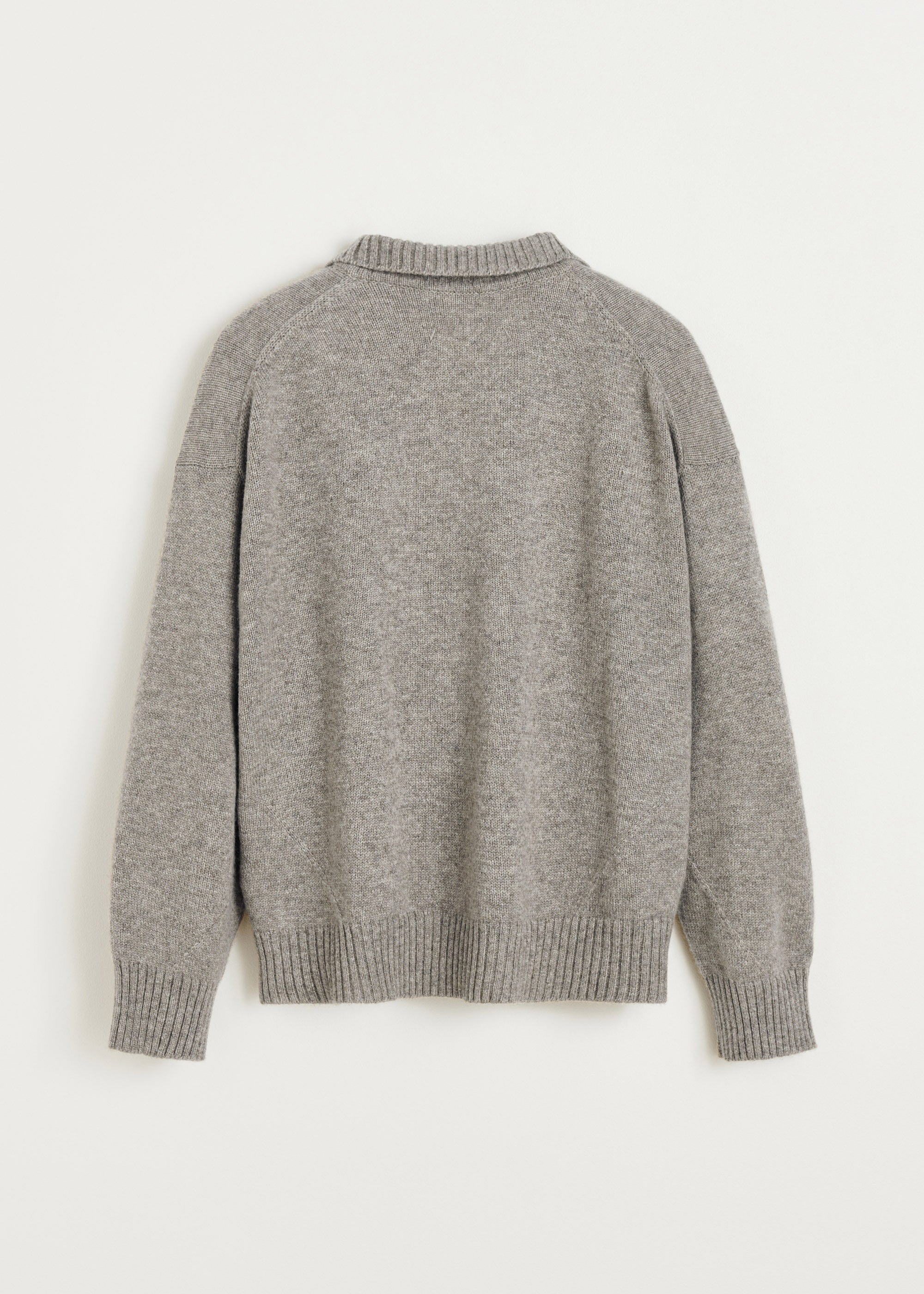 Optica polo sweater – pure yak | Pure Soil Sweater aiayu