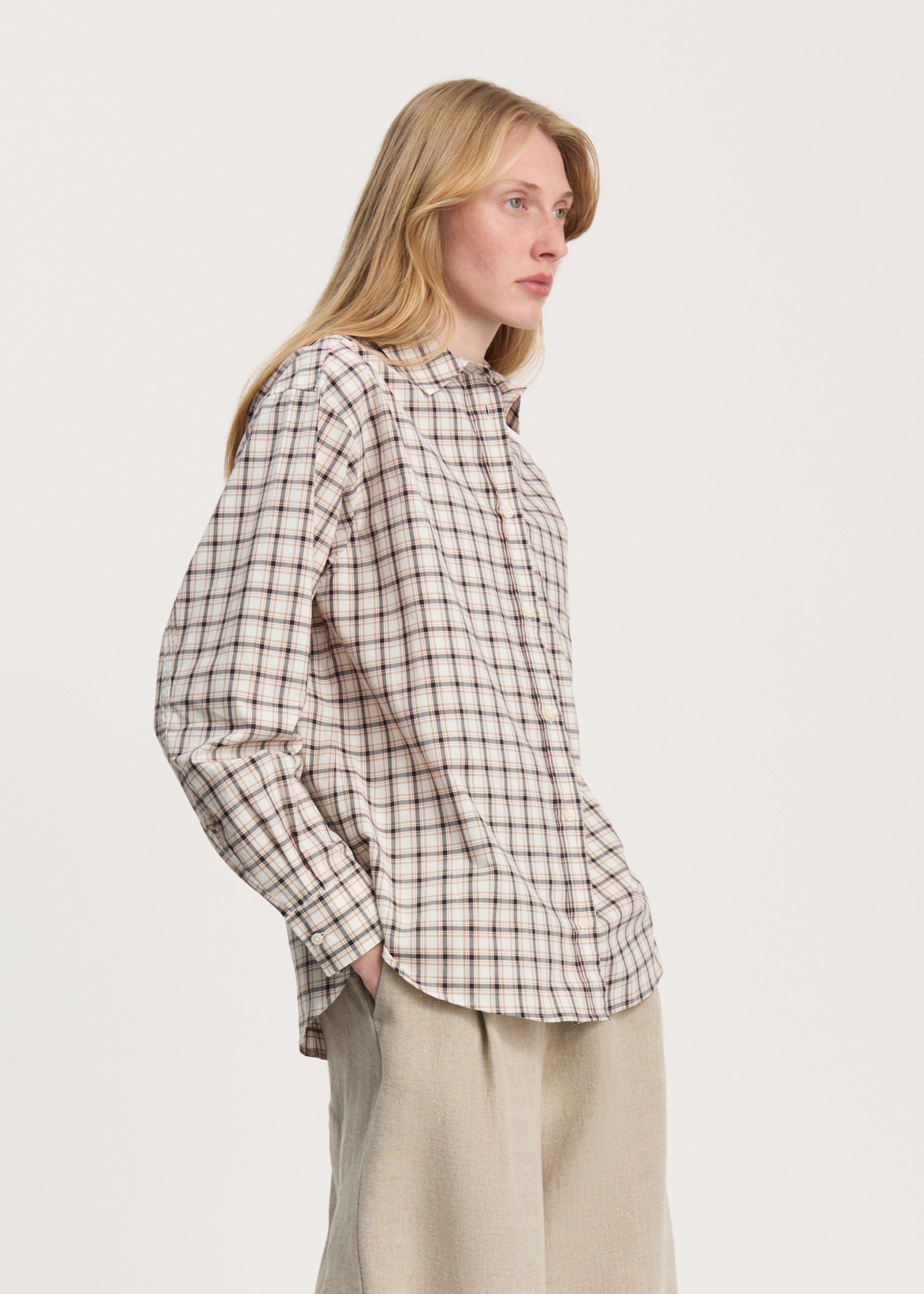 Penny shirt check | Mix Osaka Shirt Woven aiayu