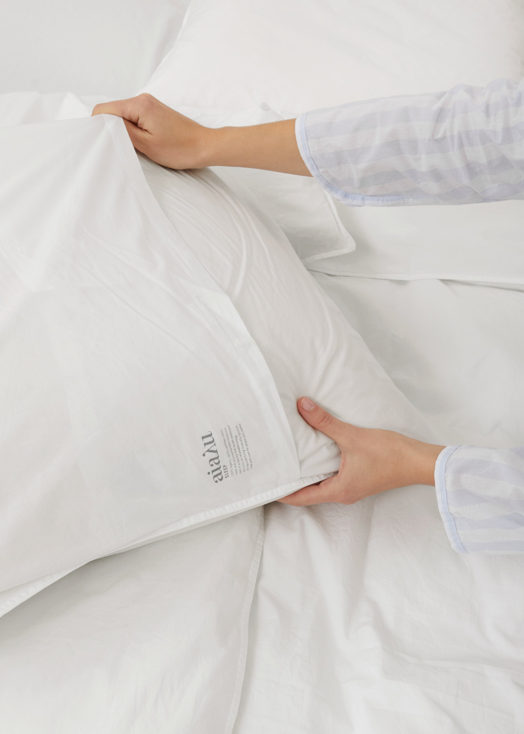 Pillow case 60x63 | White Bedding aiayu