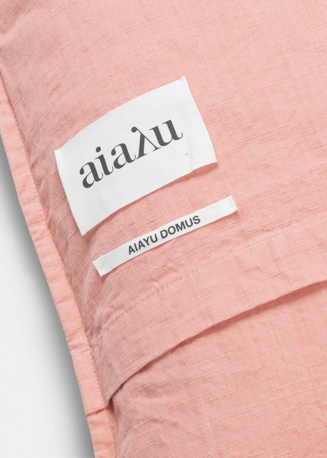 Pillow cotton slub - 50x50 | Rosewater aiayu.dk