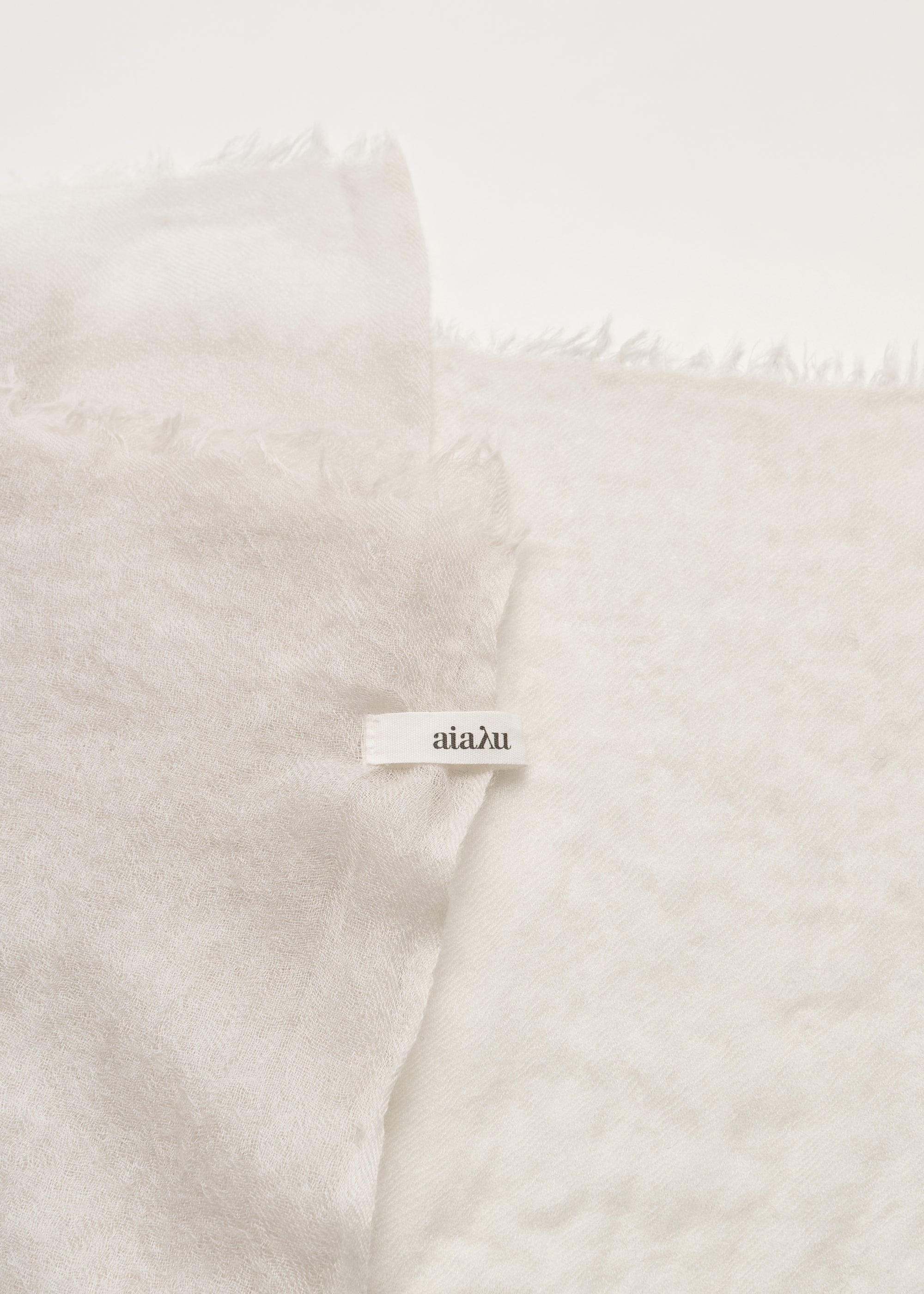 Poon scarf – pure cashmere | Salt Scarf aiayu