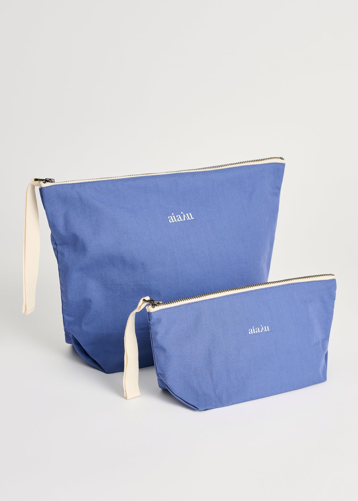 Pouch mini heavy poplin | French blue Bag aiayu