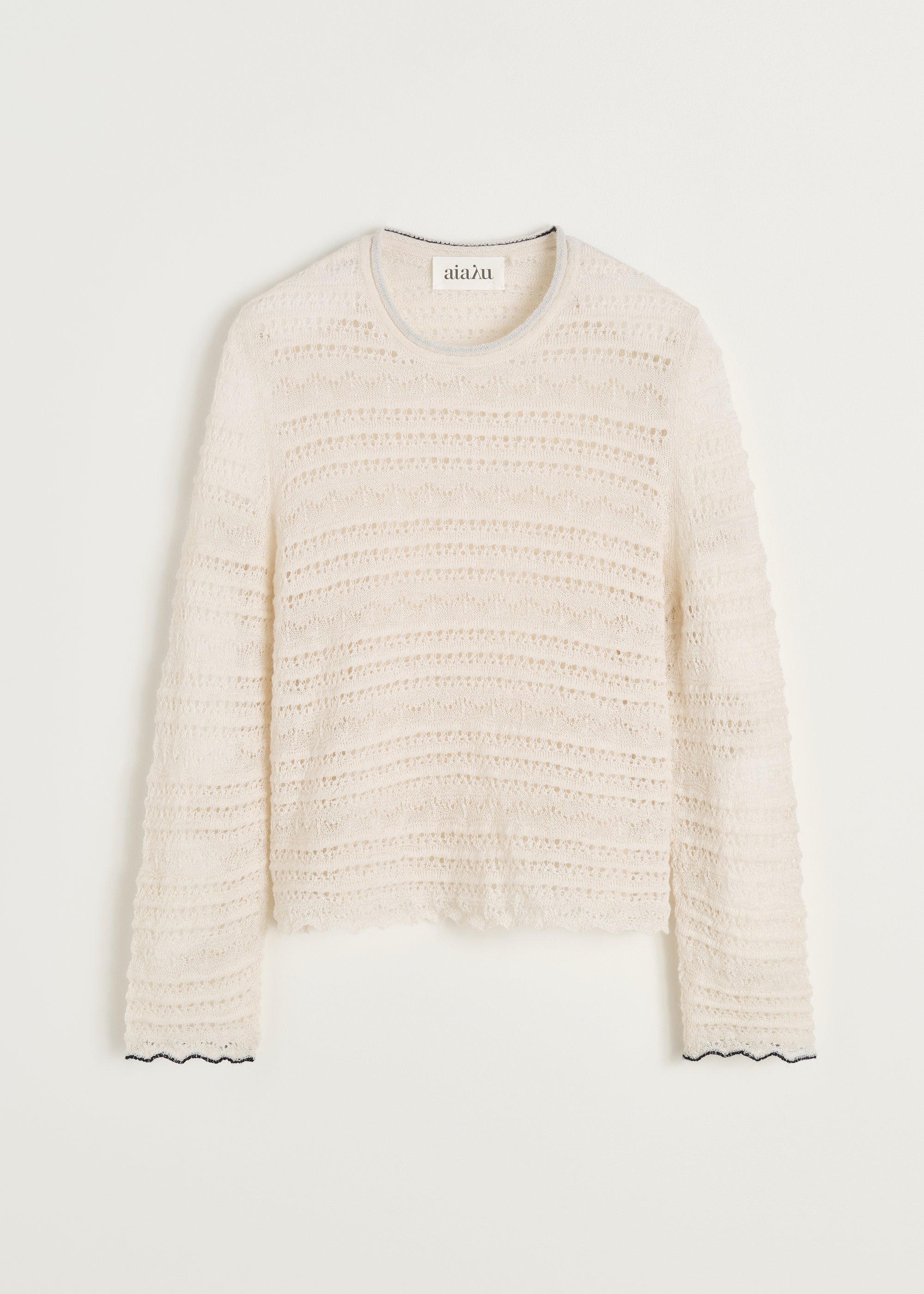 Ramon blouse – pure llama | Albicant Sweater aiayu