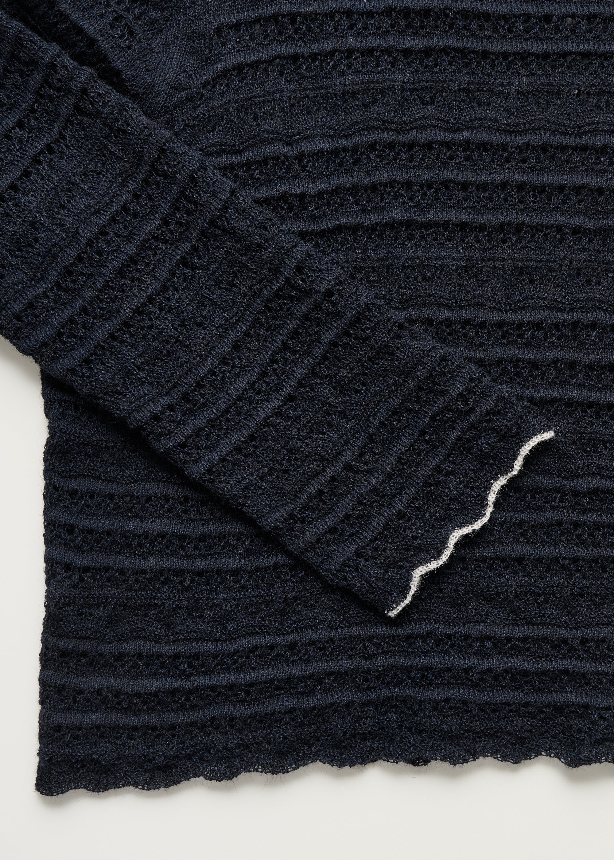 Ramon blouse – pure llama | Black Navy Sweater aiayu