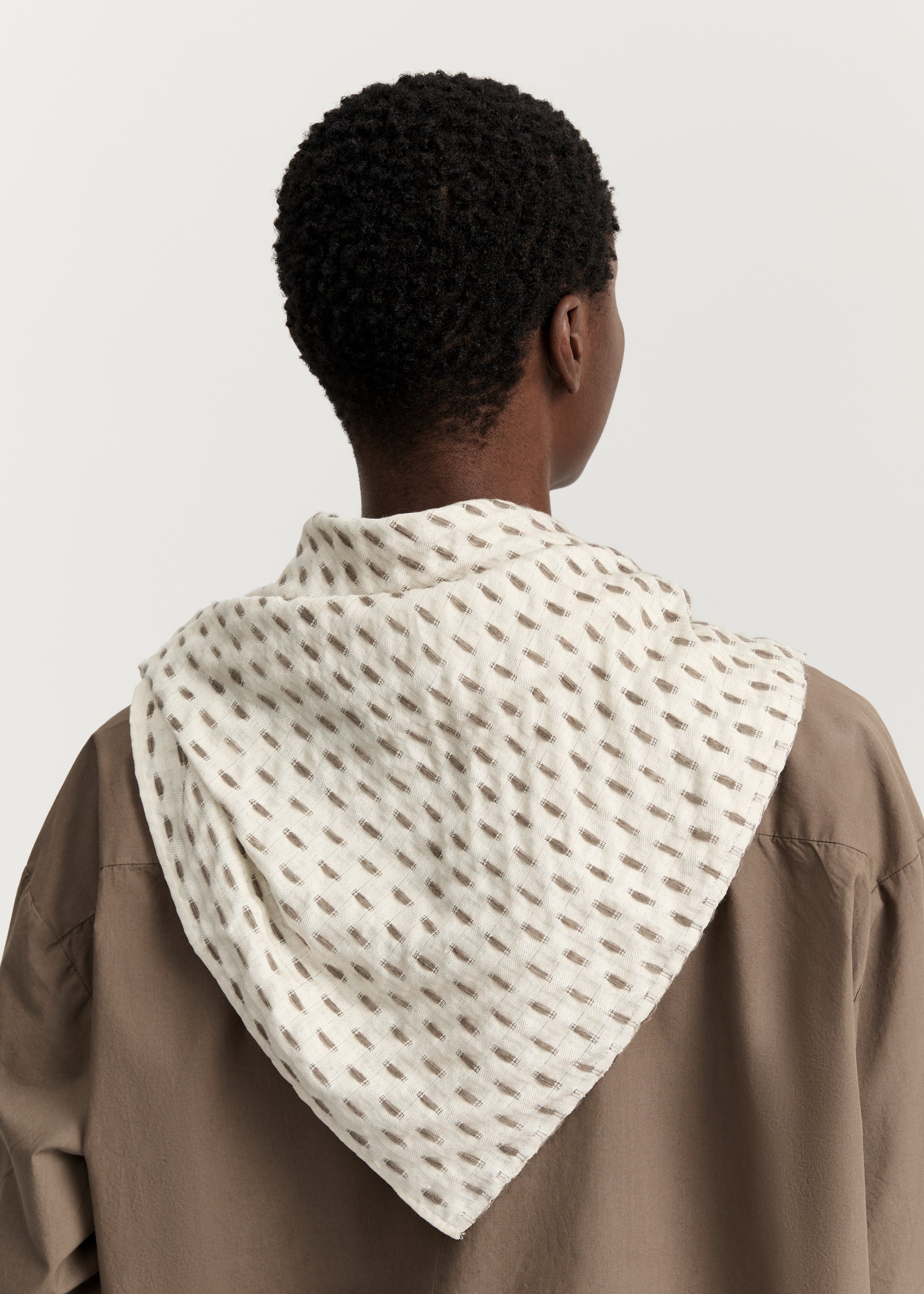 Sabir scarf – cashmere silk | Mix Bark Scarf aiayu
