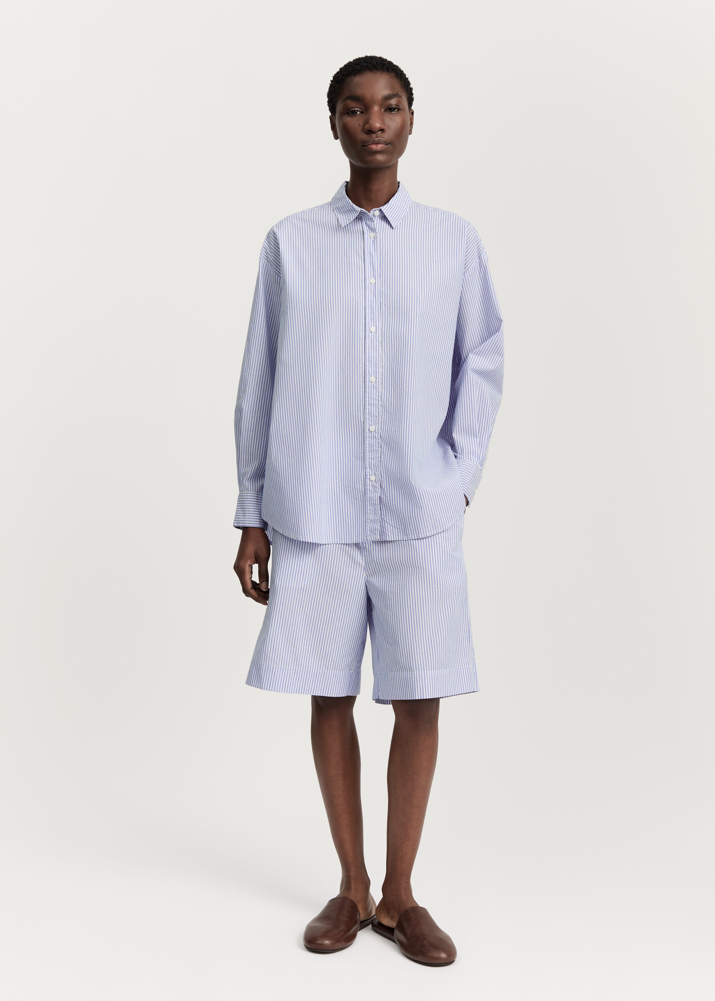 Shirt quilt petite | Mix Air Blue Shirt Woven aiayu