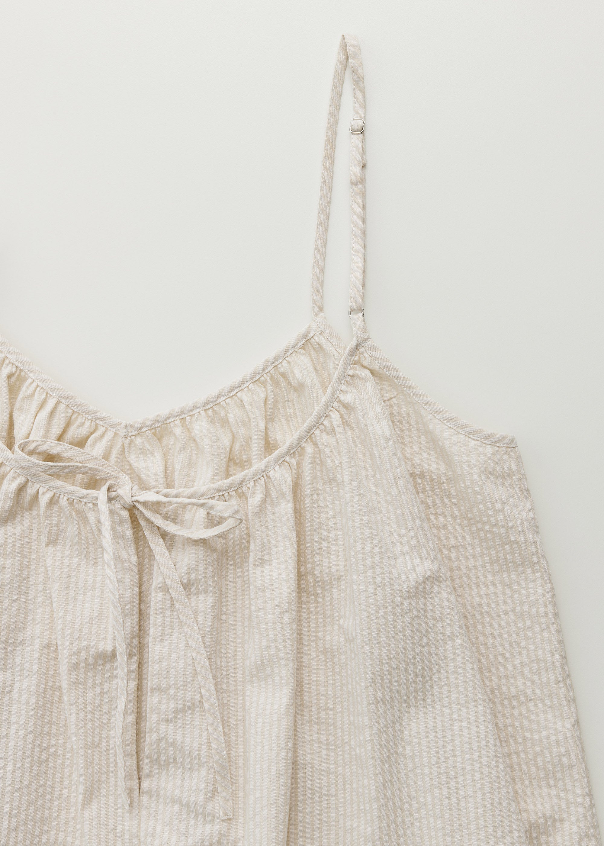 Strap top long seersucker | Kit Top aiayu
