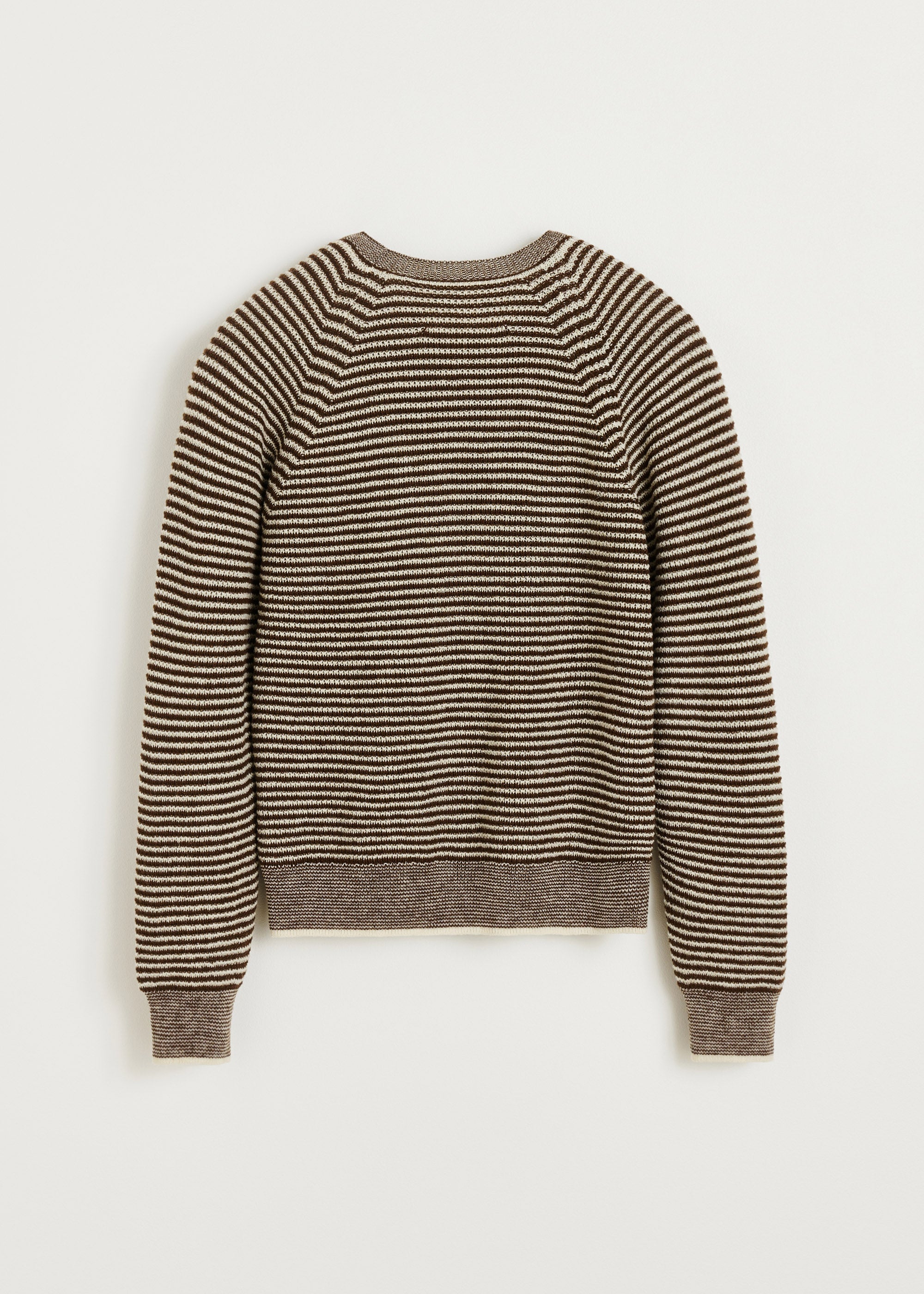 Suki striped sweater - highland wool | Mix brown sugar Sweater aiayu