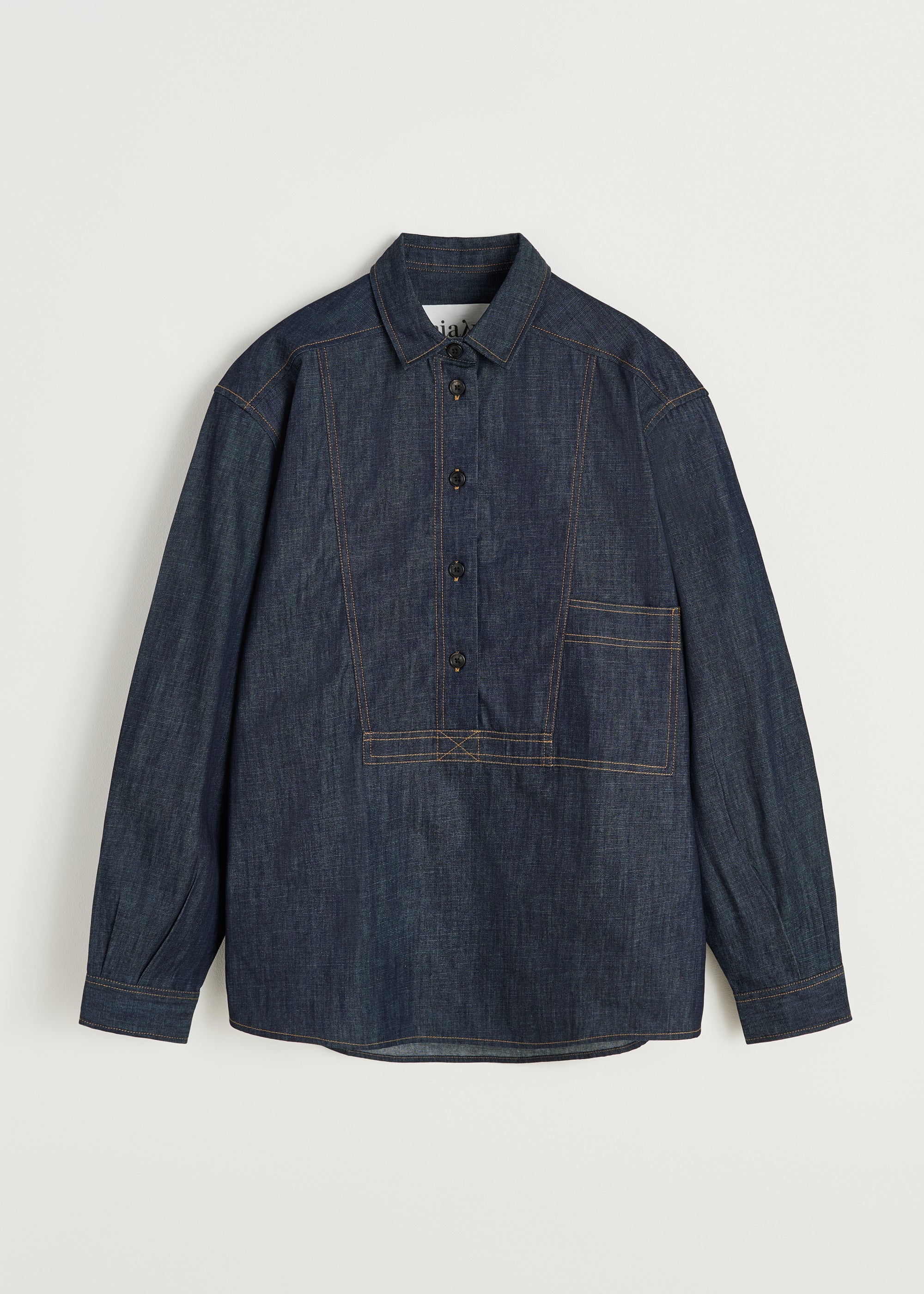 Umi tunic denim | Classic Blue Shirt Woven aiayu