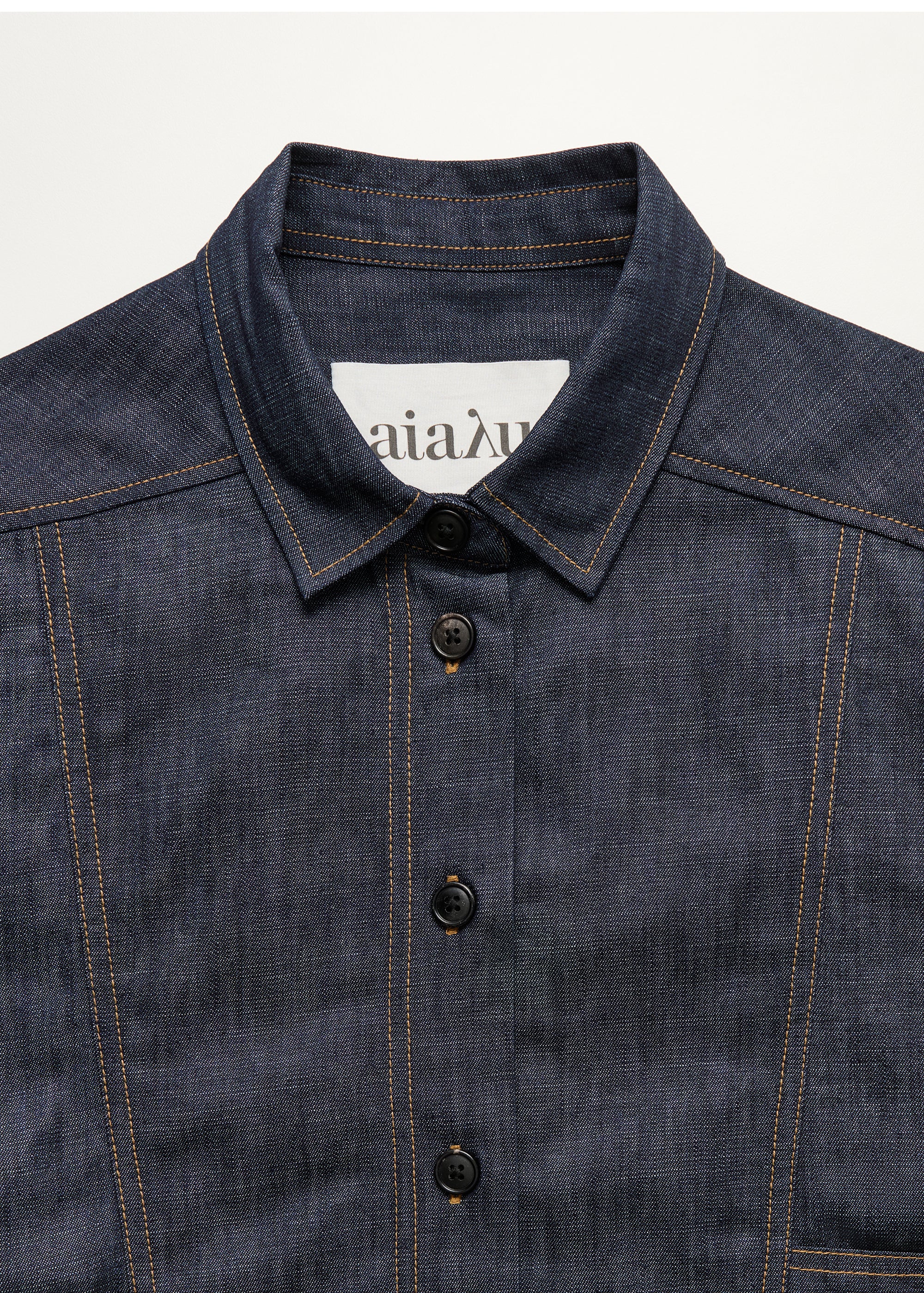 Umi tunic denim | Classic Blue Shirt Woven aiayu