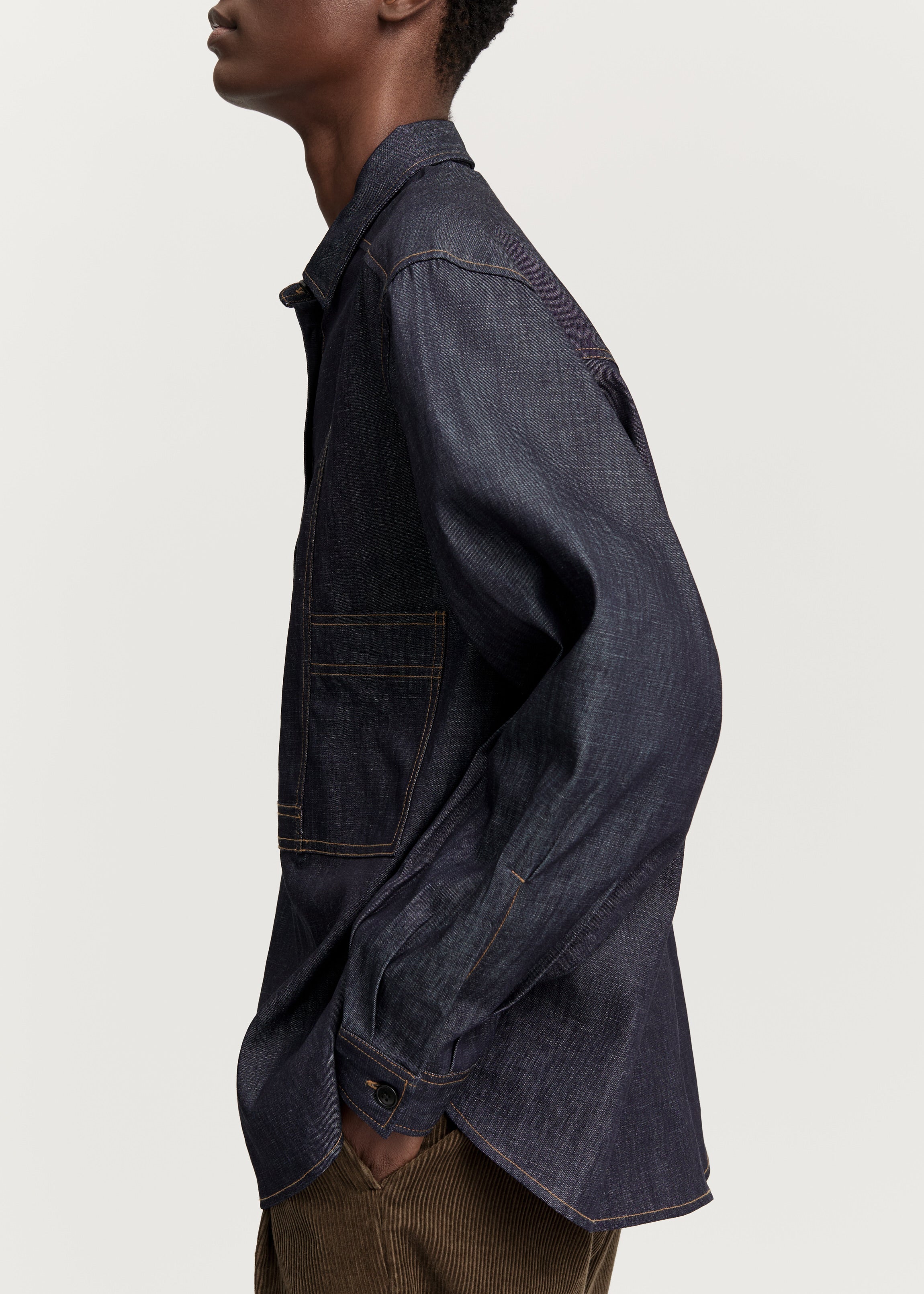 Umi tunic denim | Classic Blue Shirt Woven aiayu