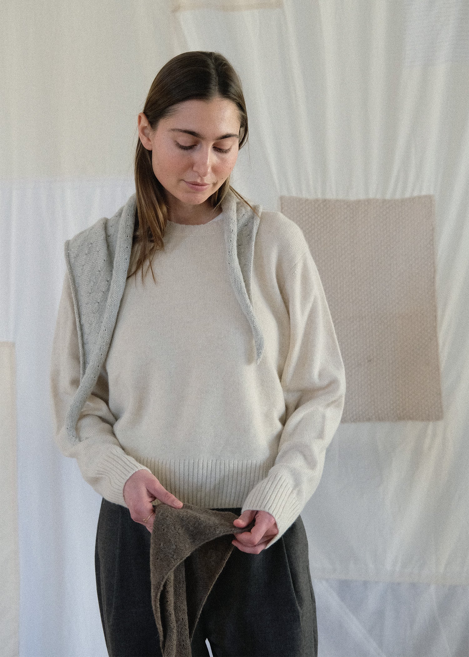 Dora scarf – strikkeopskrift | Multi Sample/The market aiayu