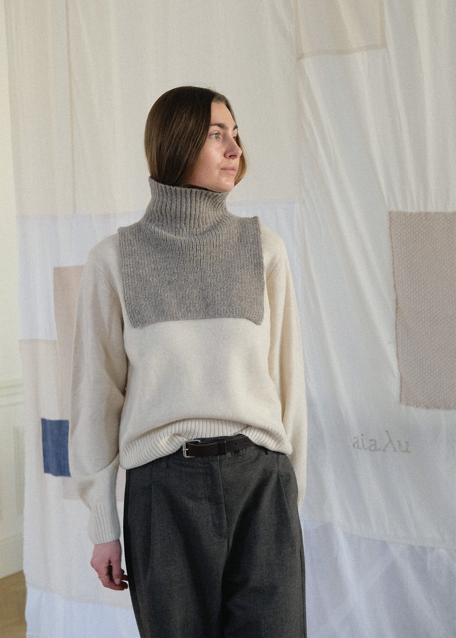 Enya neckwarmer – strikkeopskrift | Multi Sample/The market aiayu