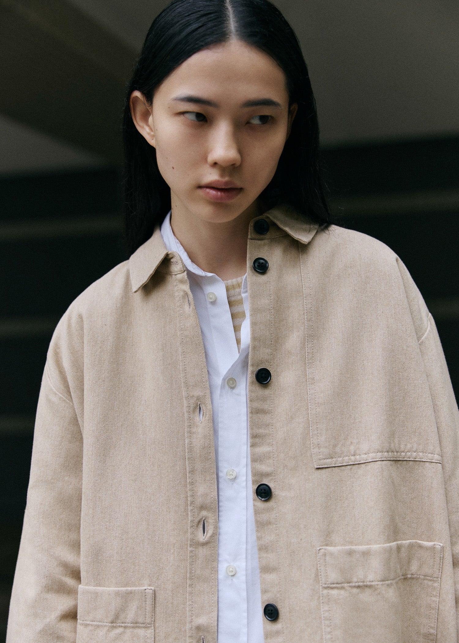 Dusty shirt | Oat Shirt Woven aiayu