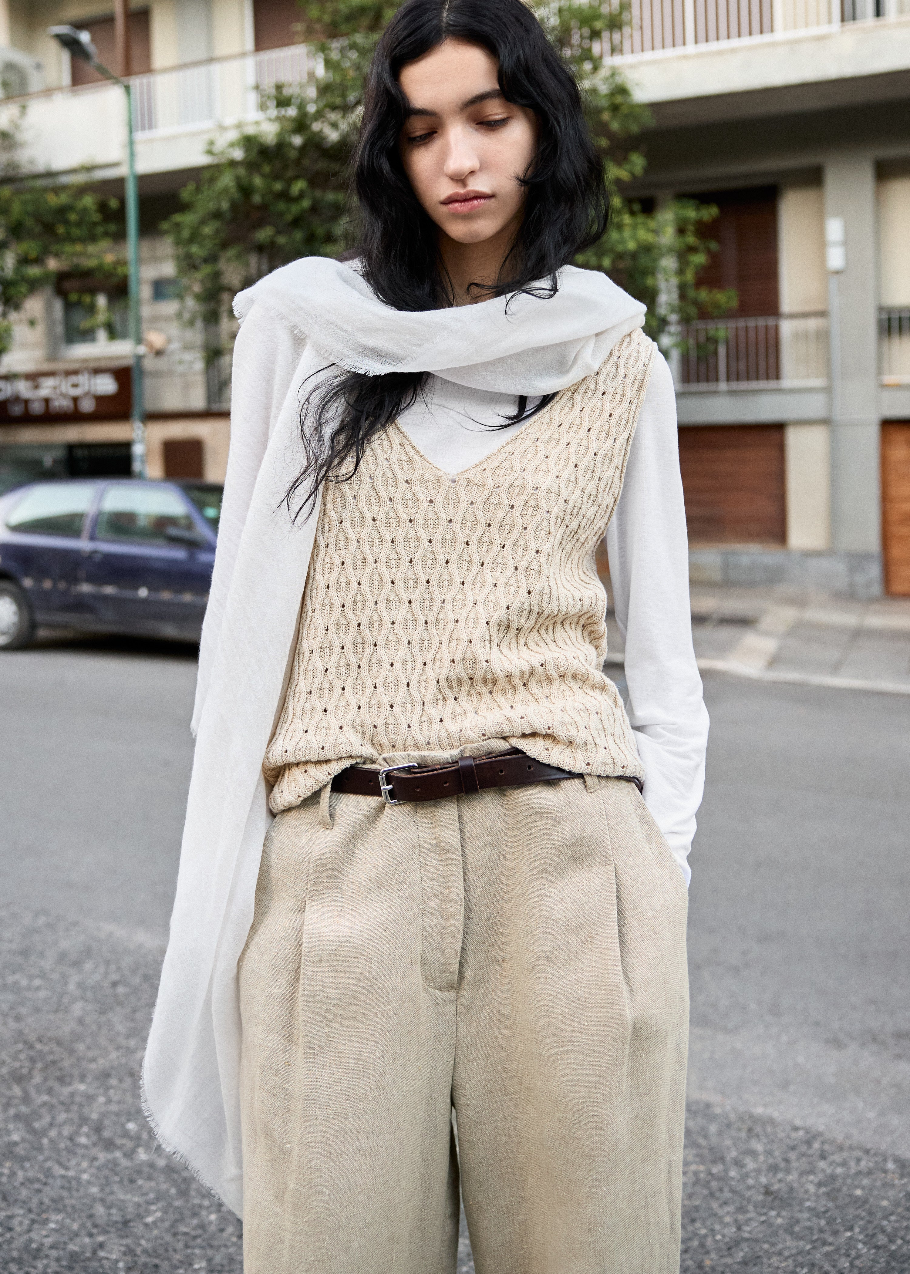 Annu knitted top | Nature