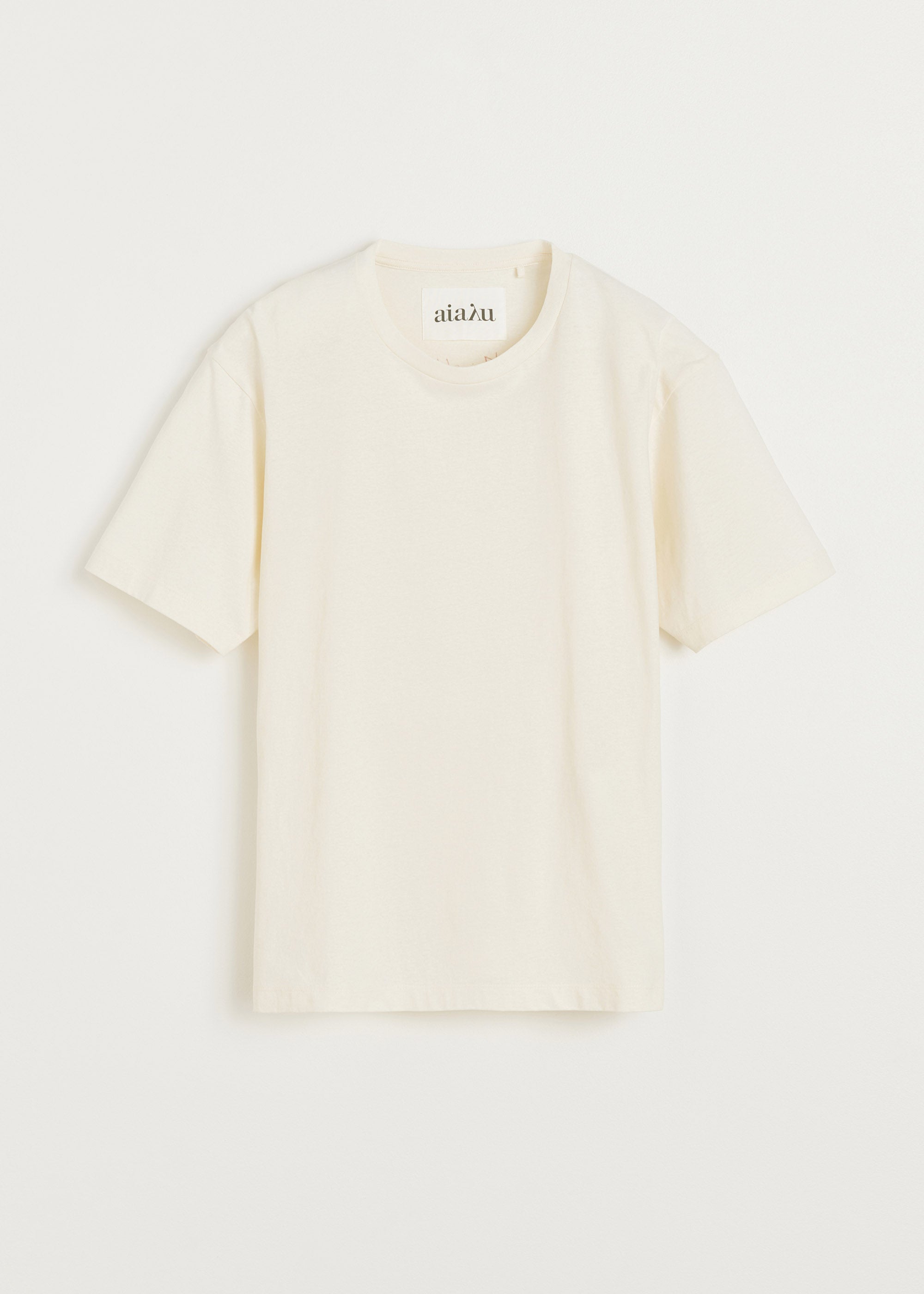 Aiayu circular state tee | Pure Ecru