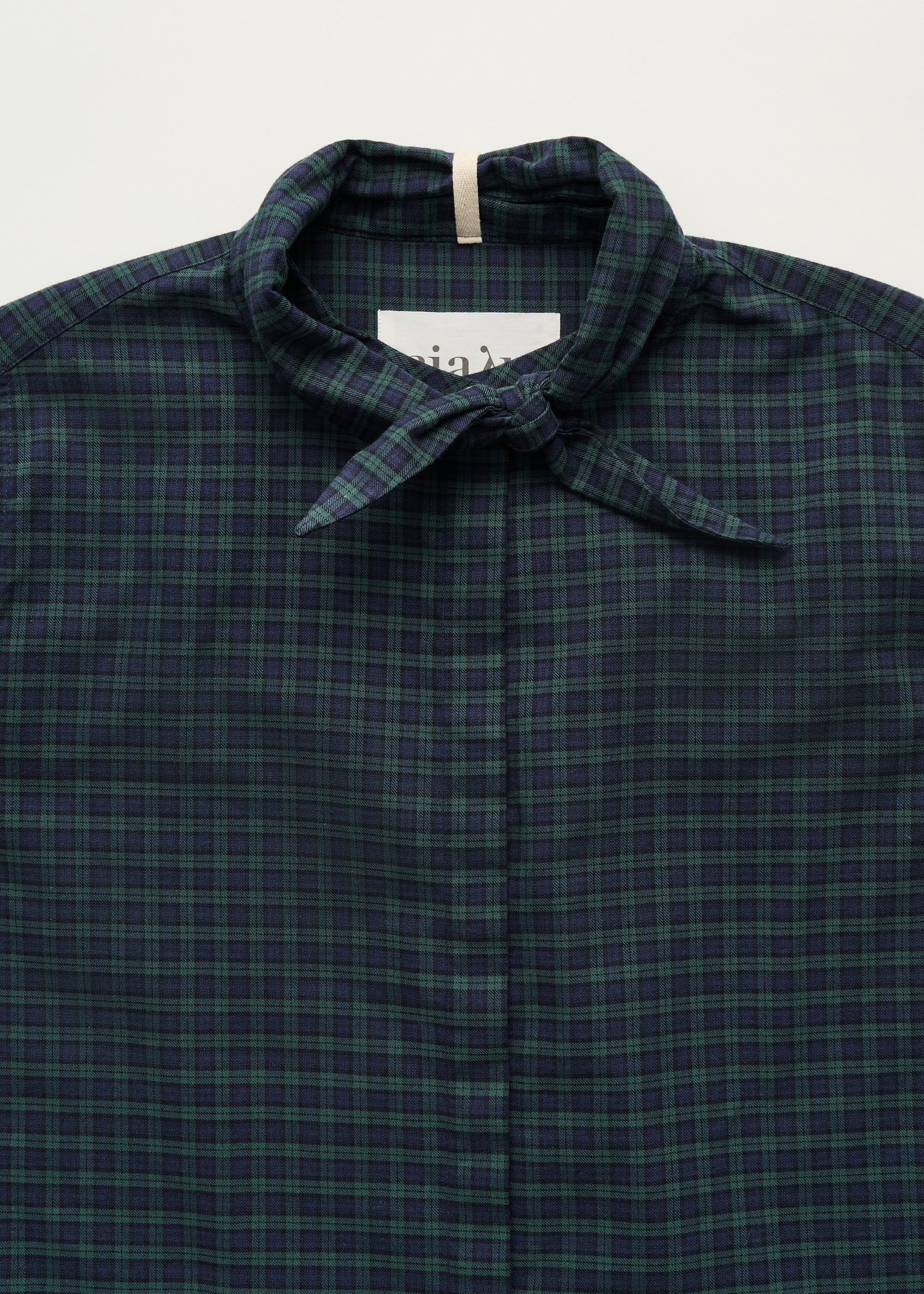 Aponi shirt check | Evergreen Shirt Woven aiayu