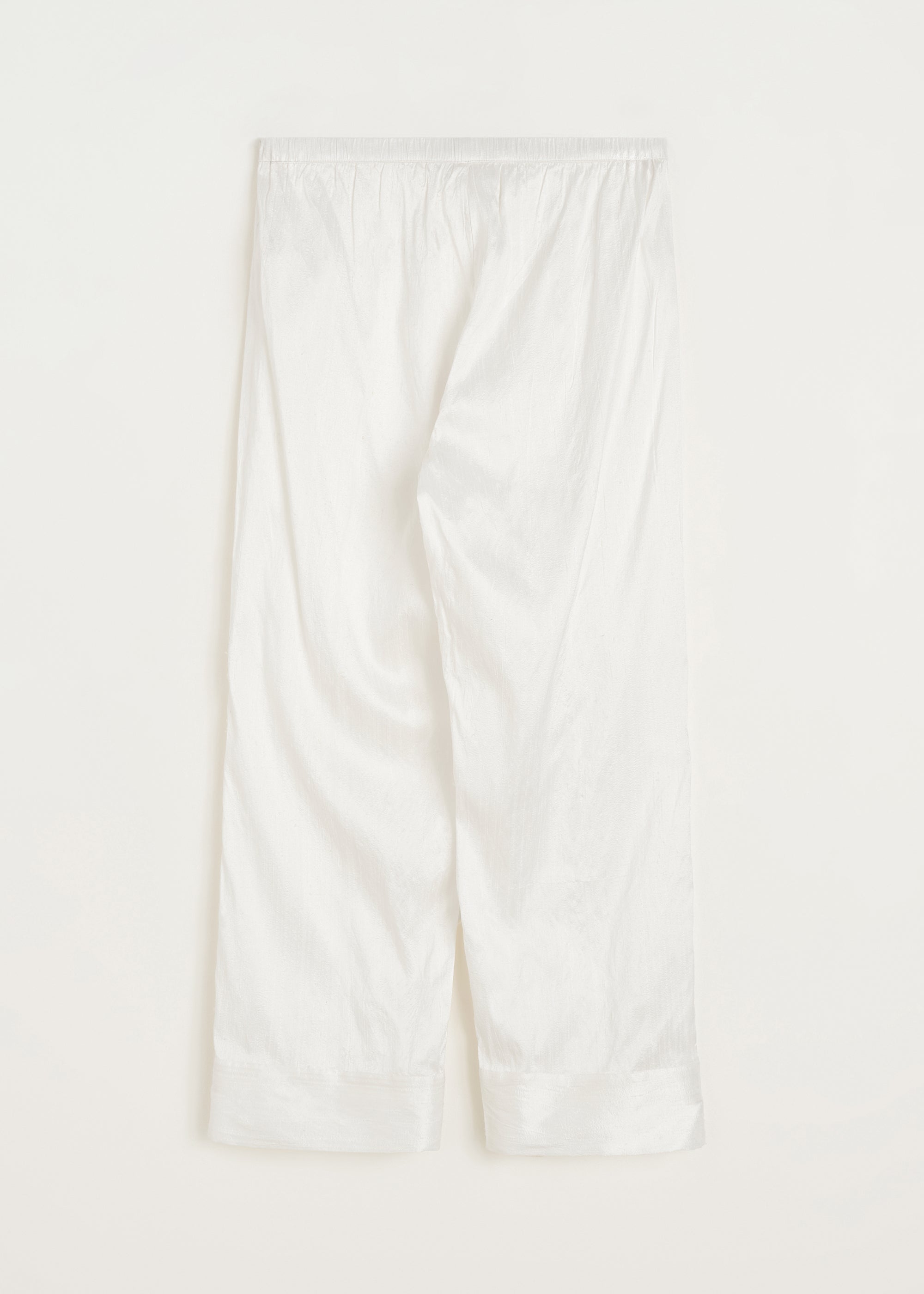 Ava pant – recycled silk | Pure Ecru Pants aiayu
