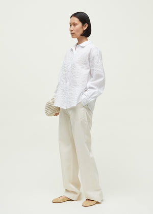 Cally shirt - silk blend | White