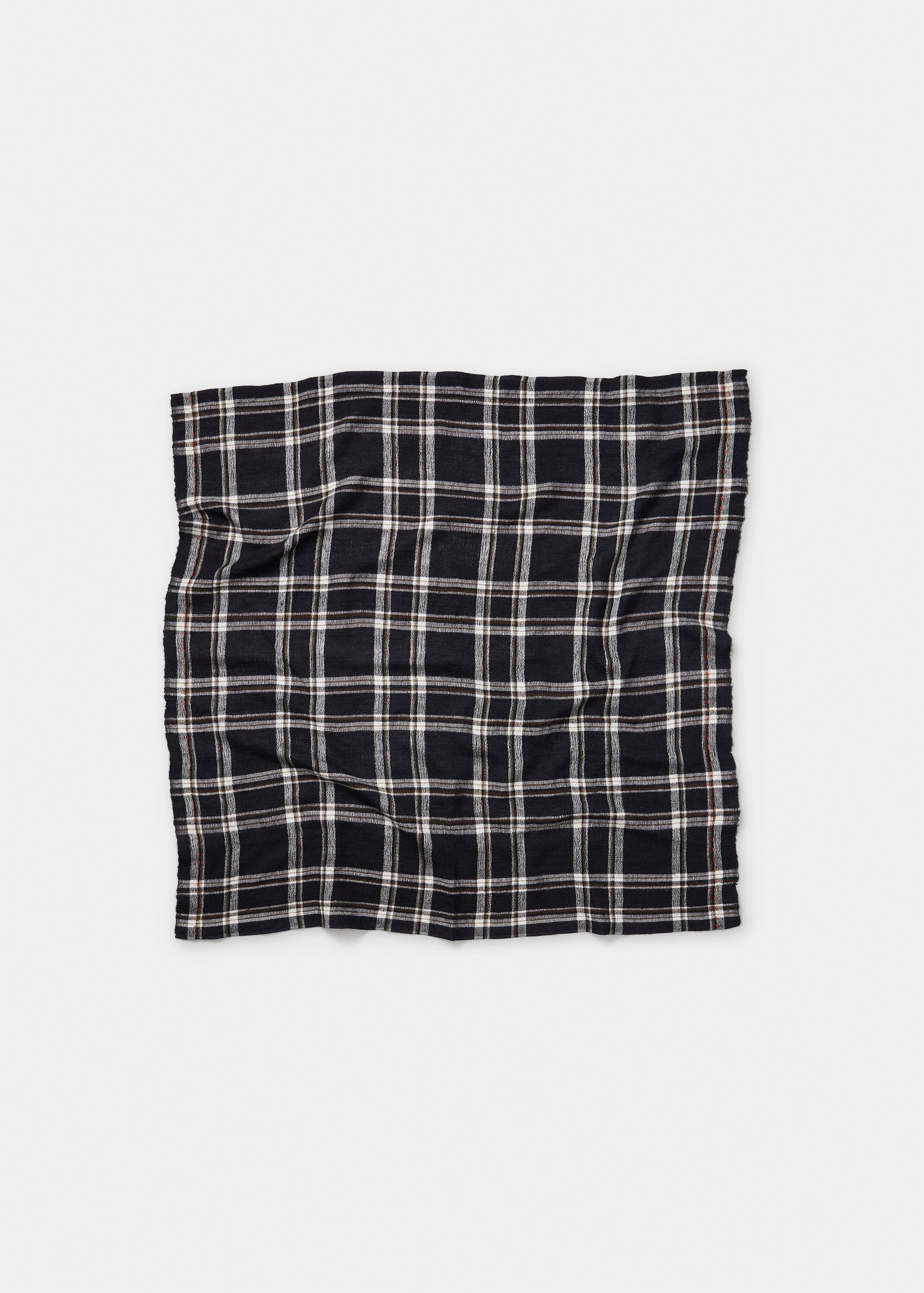 Campbell cashmere silk scarf | Mix Black