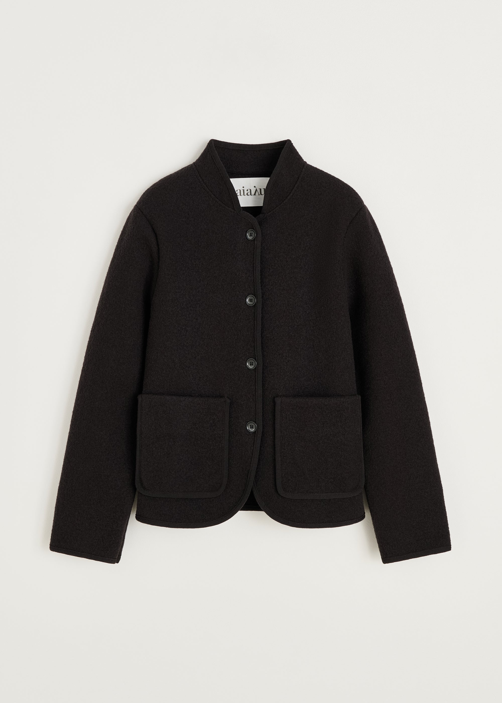 Cara jacket – merino wool | Dark brown Jacket aiayu