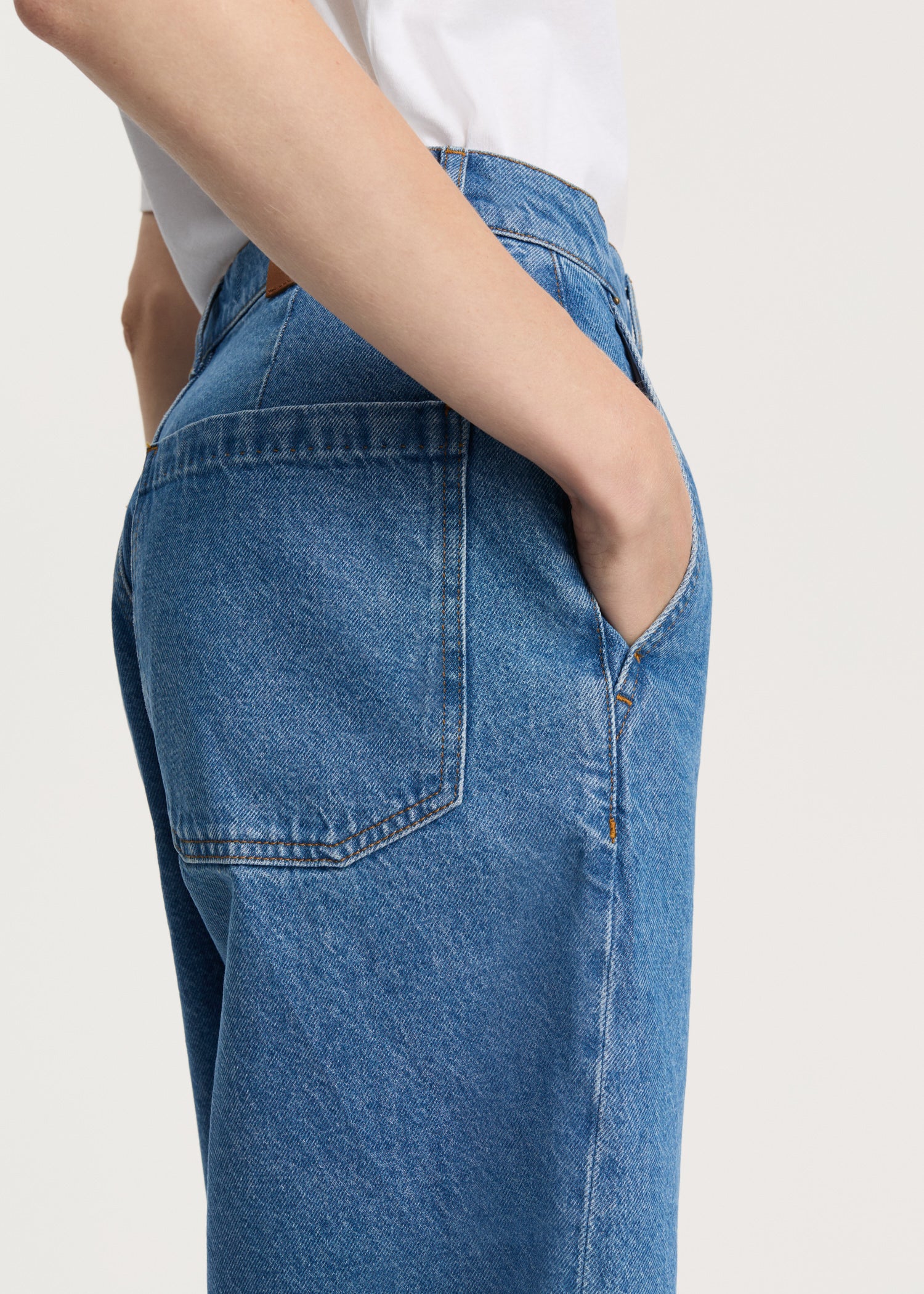 Carlo denim shorts | Clear Blue Shorts aiayu