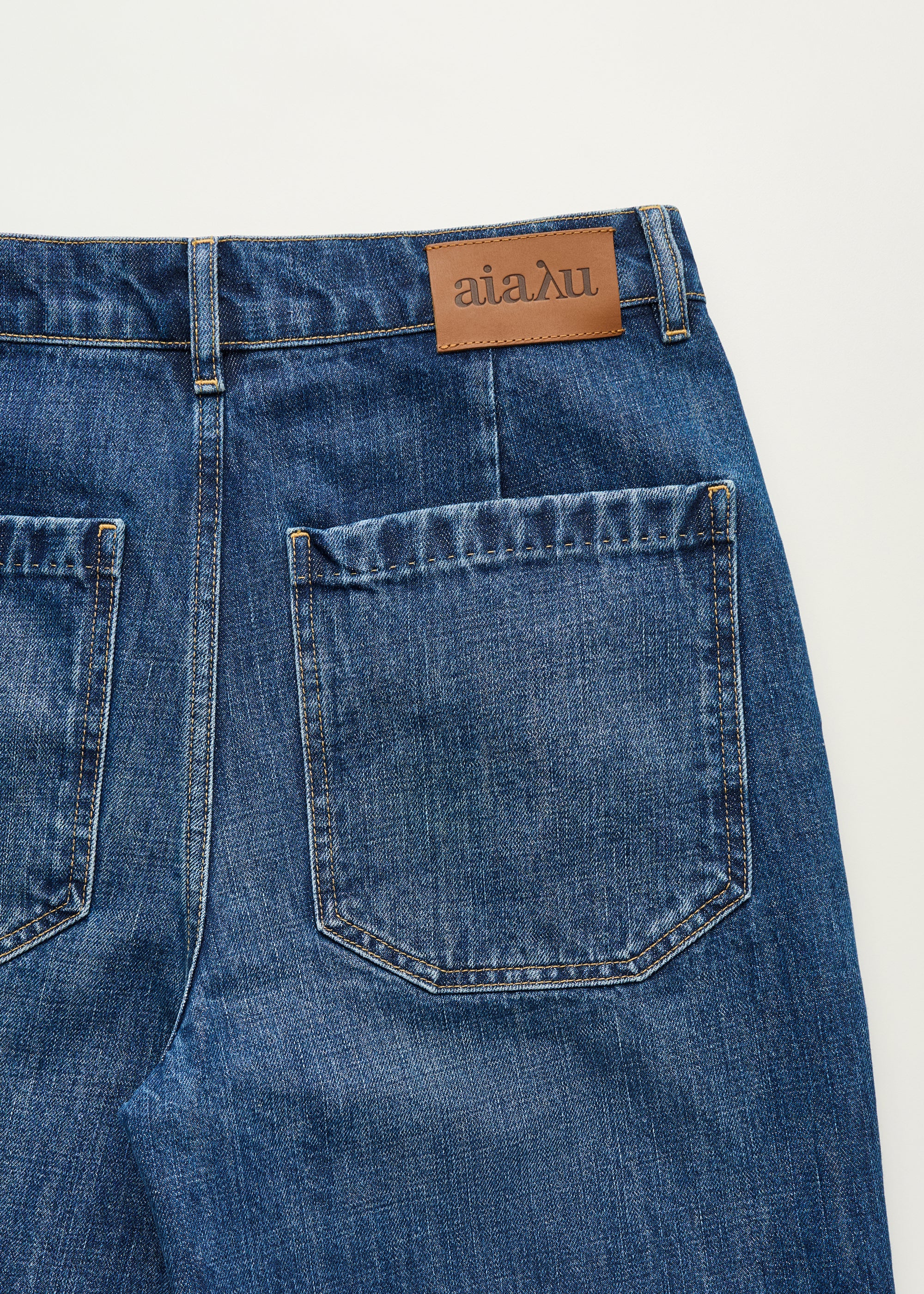 Carlo midwaist wide jeans | Worn Blue Jeans aiayu