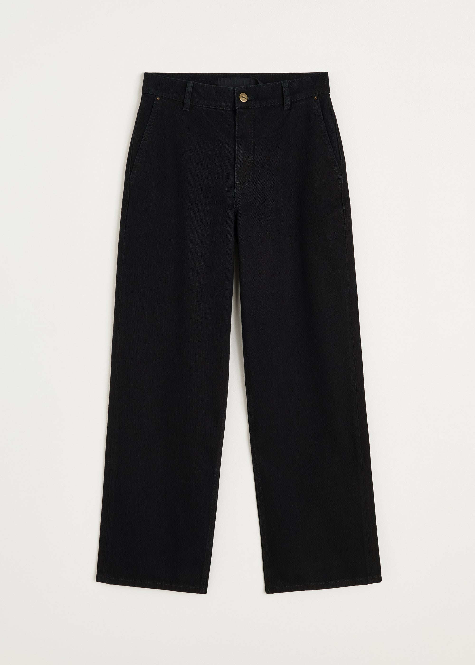 Carlo midwaist wide jeans | Black Tea Jeans aiayu