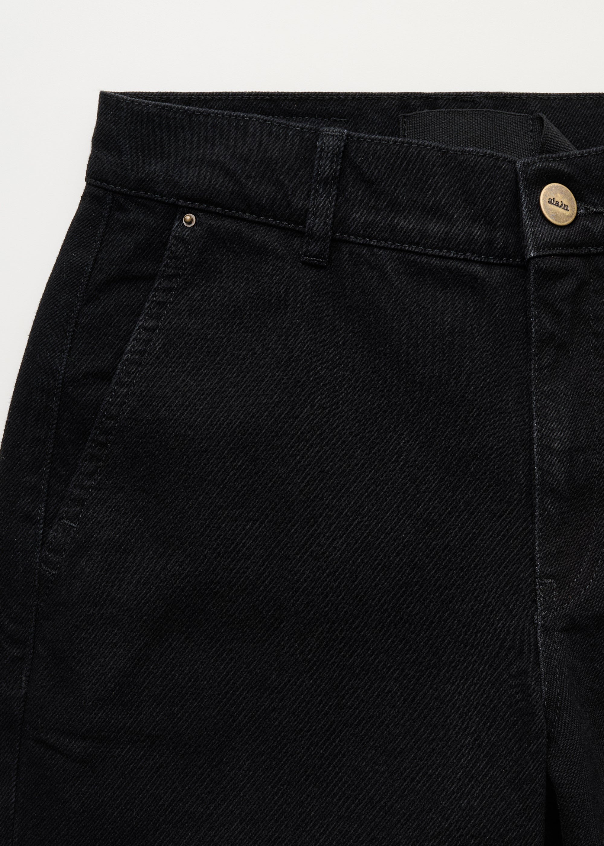 Carlo midwaist wide jeans | Black Tea Jeans aiayu