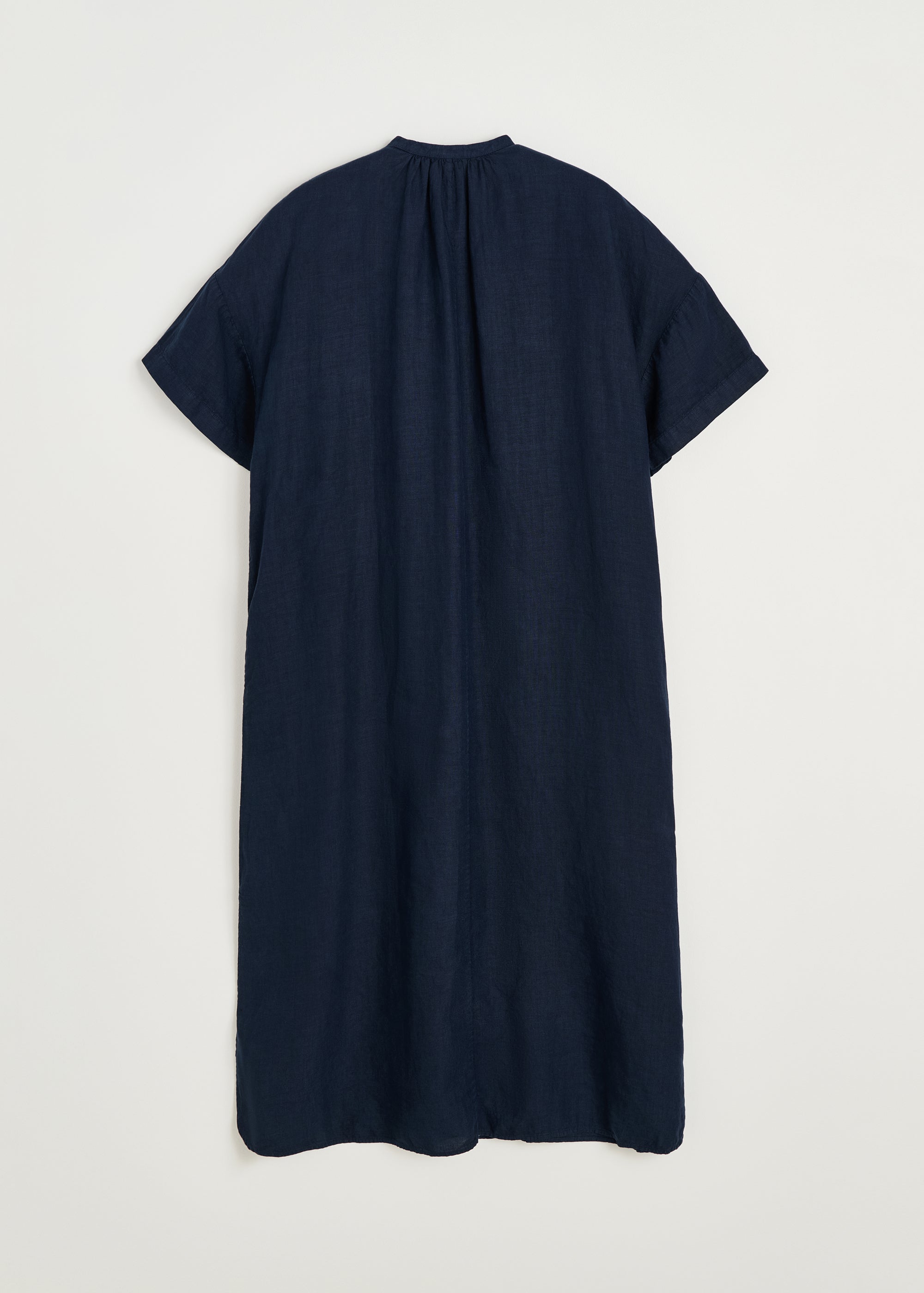 Cille dress linen | Navy Dress aiayu