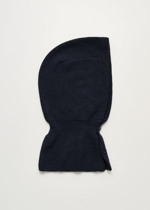 Cindy balaclava – pure llama | Black Navy Hat aiayu