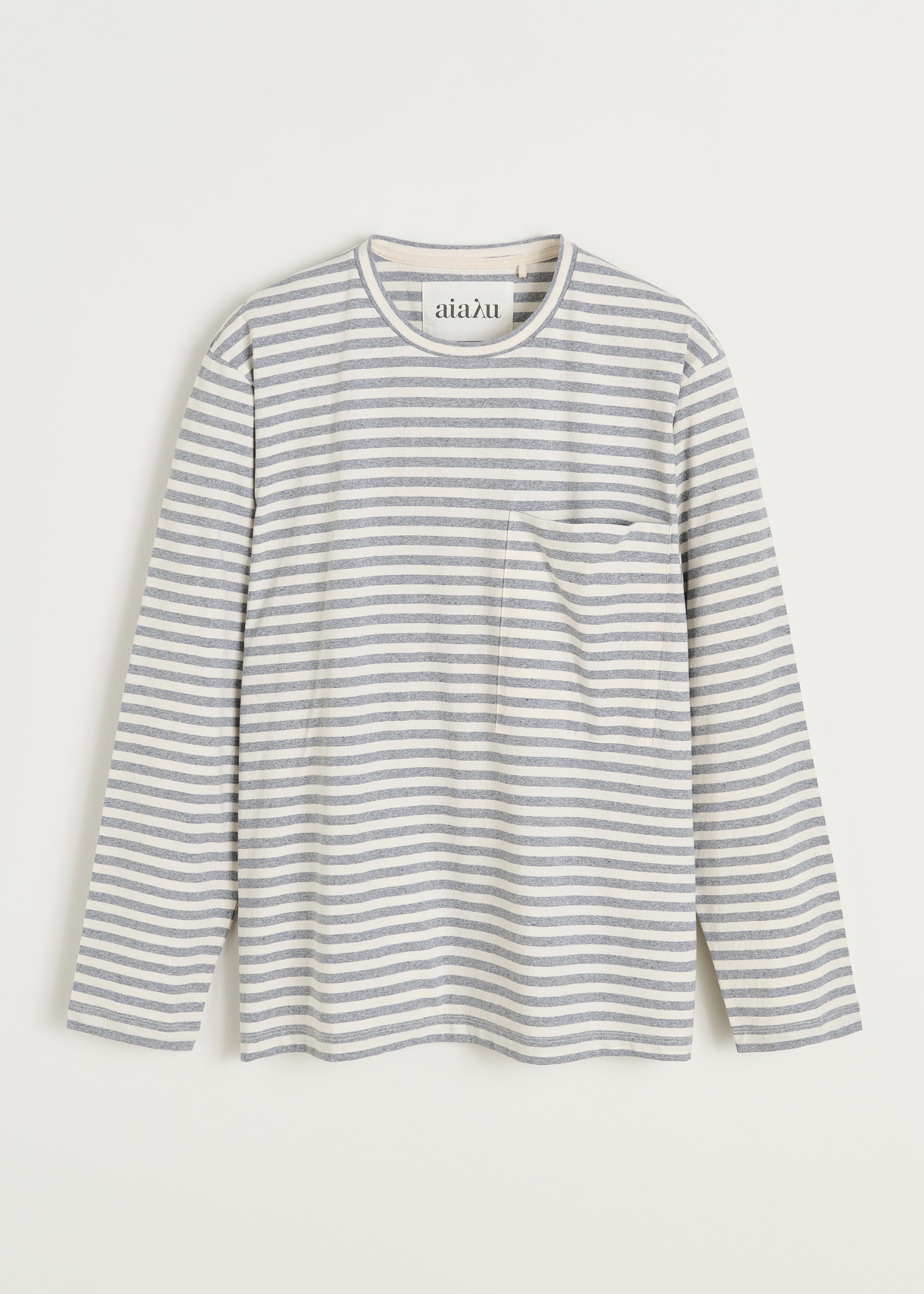 Circular long sleeve melange | Mix Grey Melange