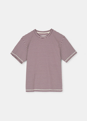 Classic circular tee striped | Mix Syrah