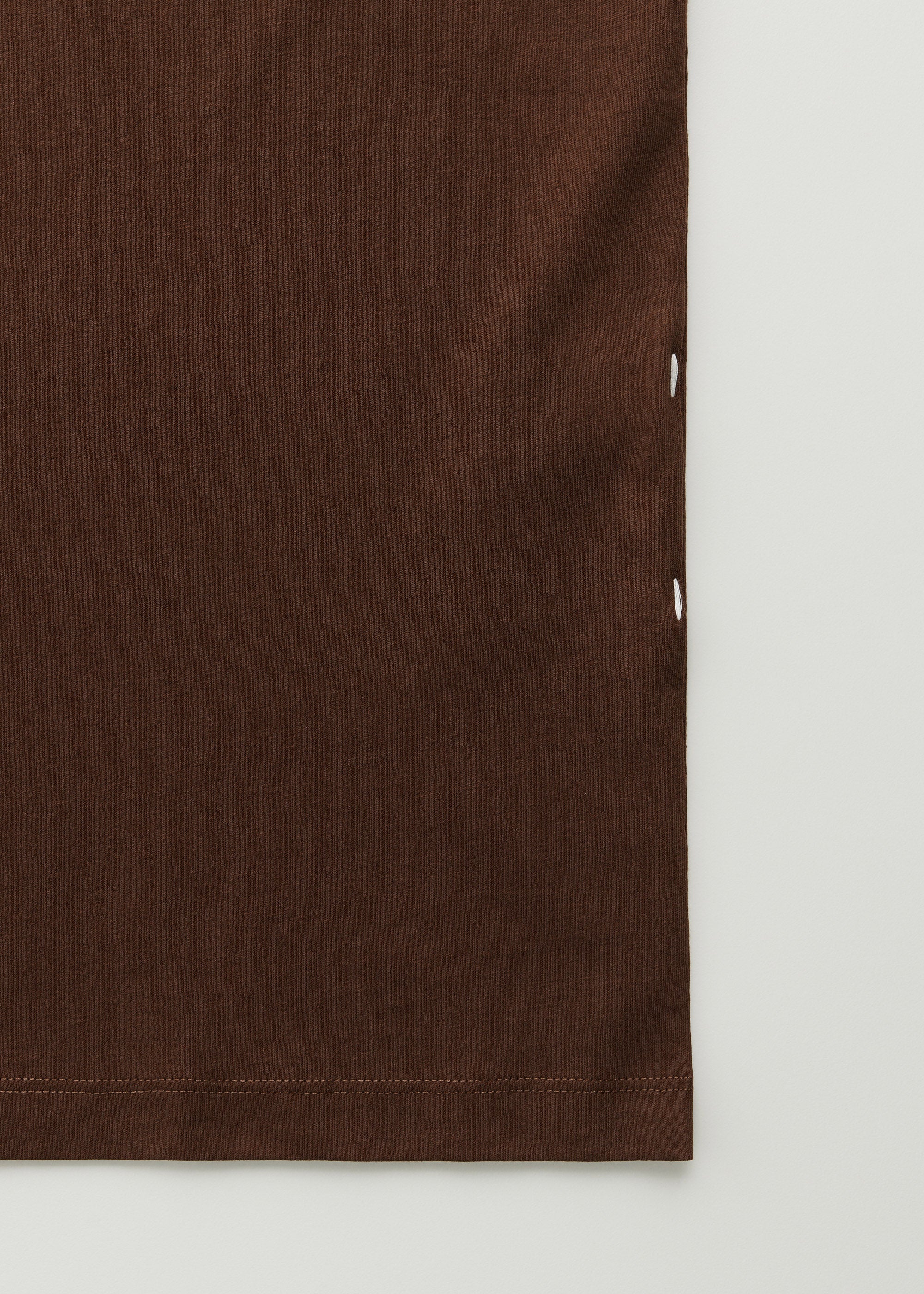 Classic circular tee | Coffee